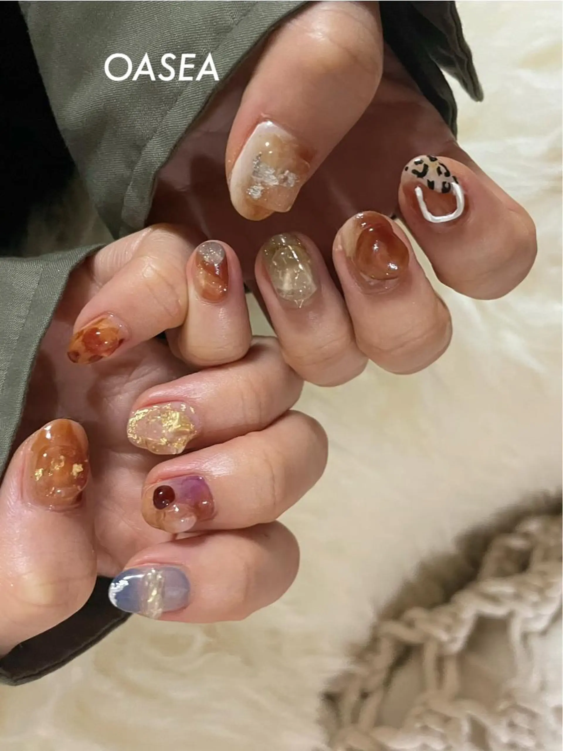 ネイル ハンドネイル 🌞💜 KAORI 🌴のネイルデザイン