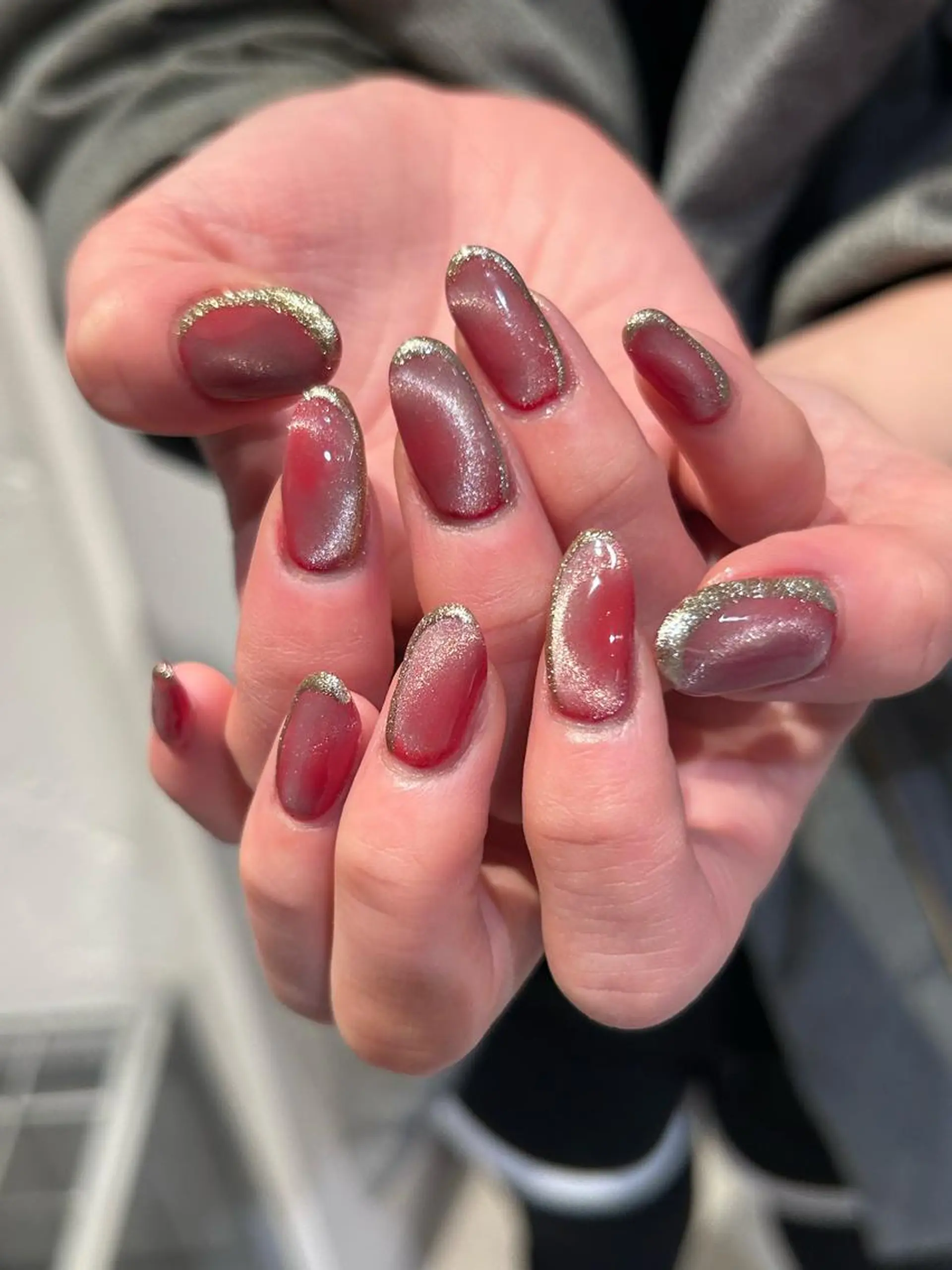 ネイル マグネットネイル ハンドネイル ハンドケア uruma🩰/ Avenueのネイルデザイン