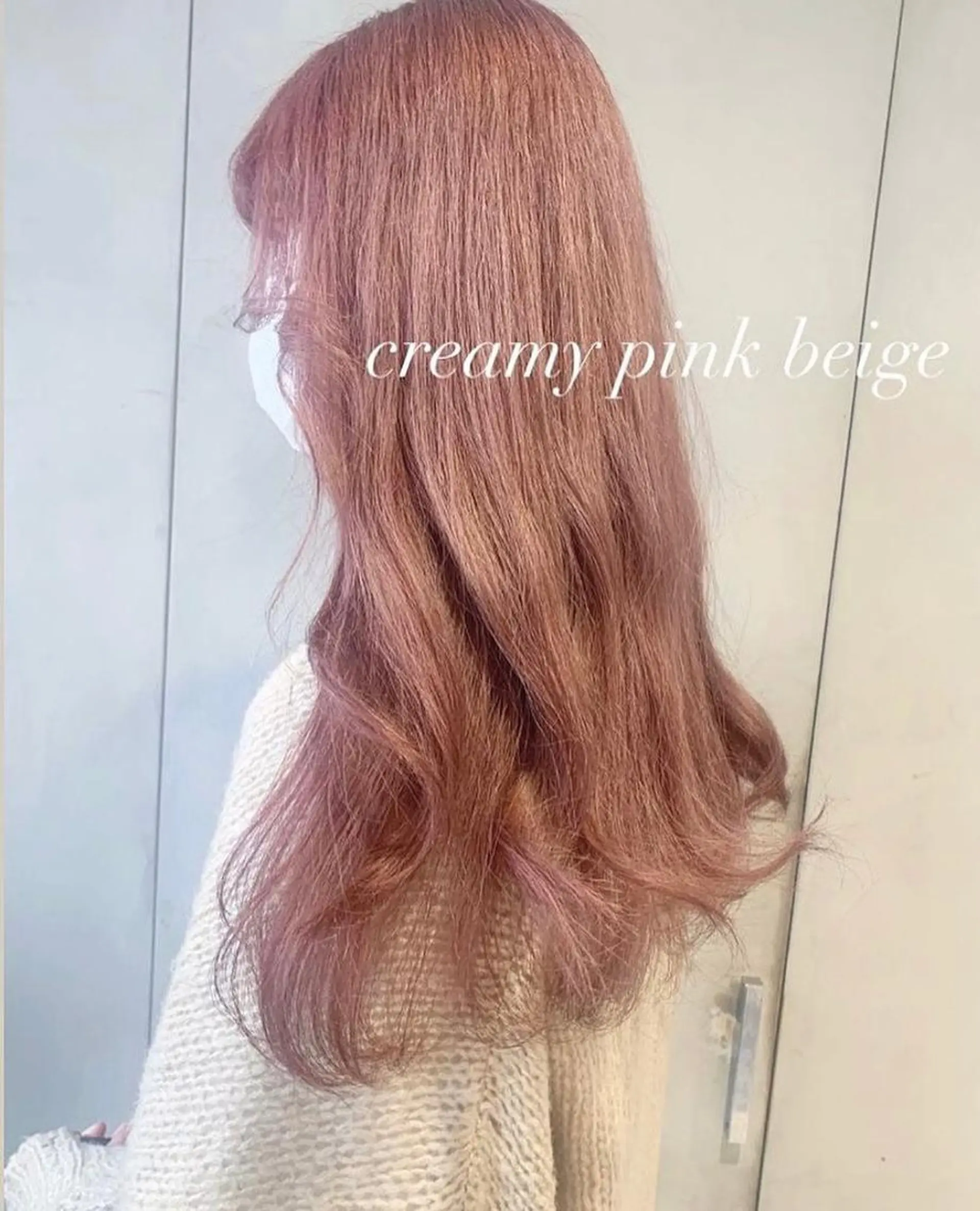 ロング カラー カット ヘアカラー ワンホン/韓国ヘア 🤍amiのヘアスタイル