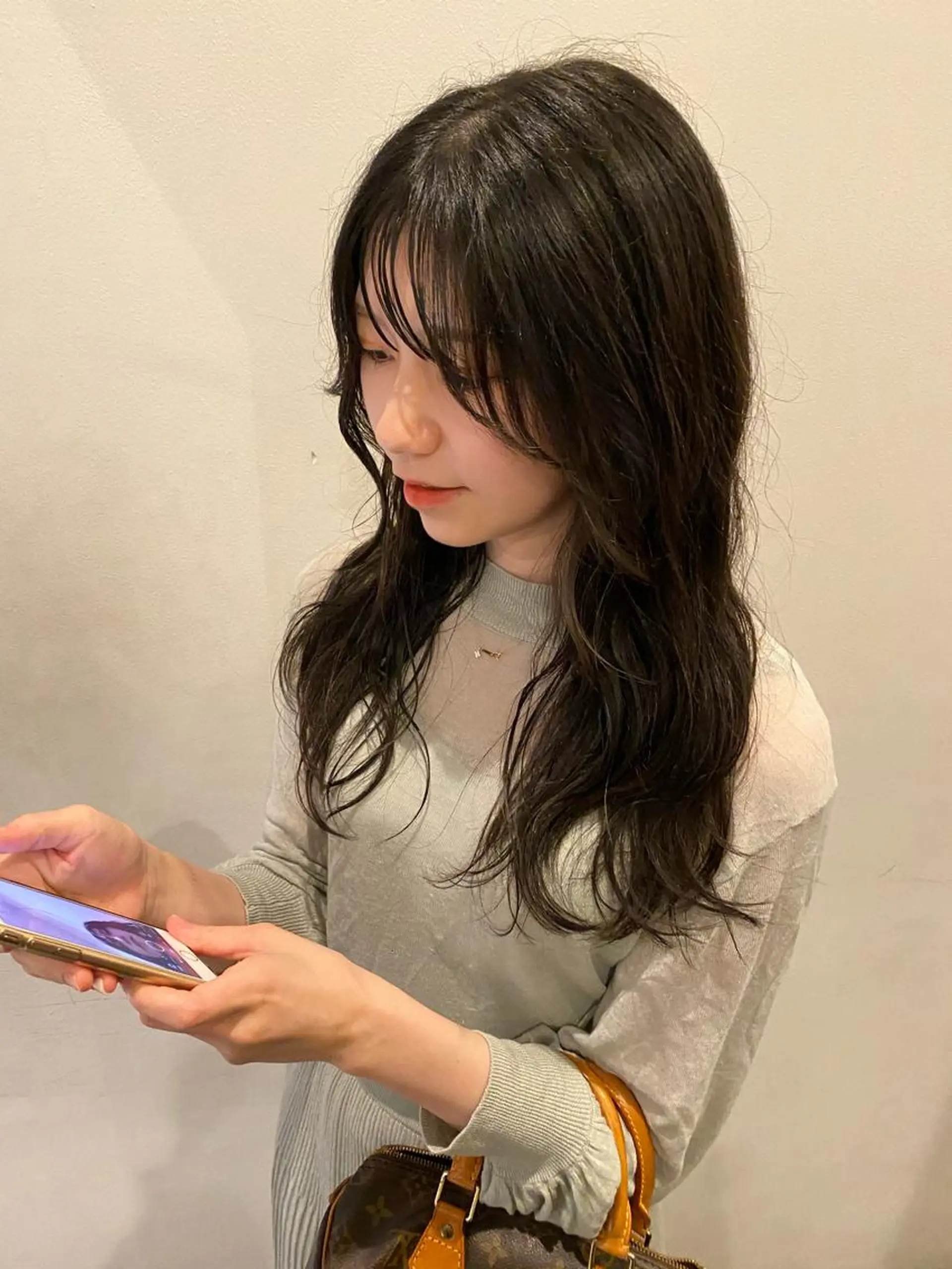 セミロング deco所属・無料カットモデル 丸川英心のヘアスタイル