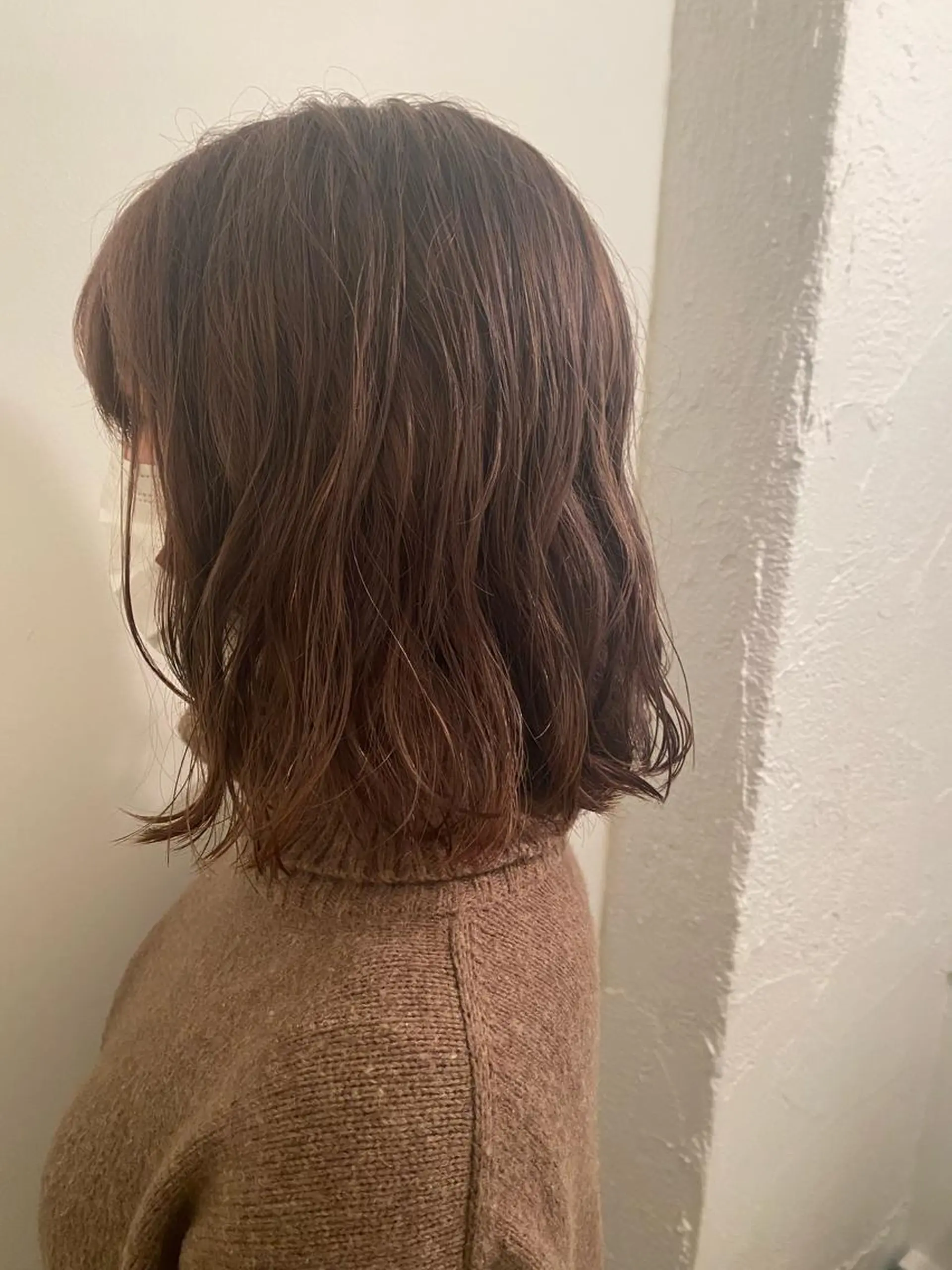 ミディアム saya🌿レイヤー カット/透明感カラーのヘアスタイル