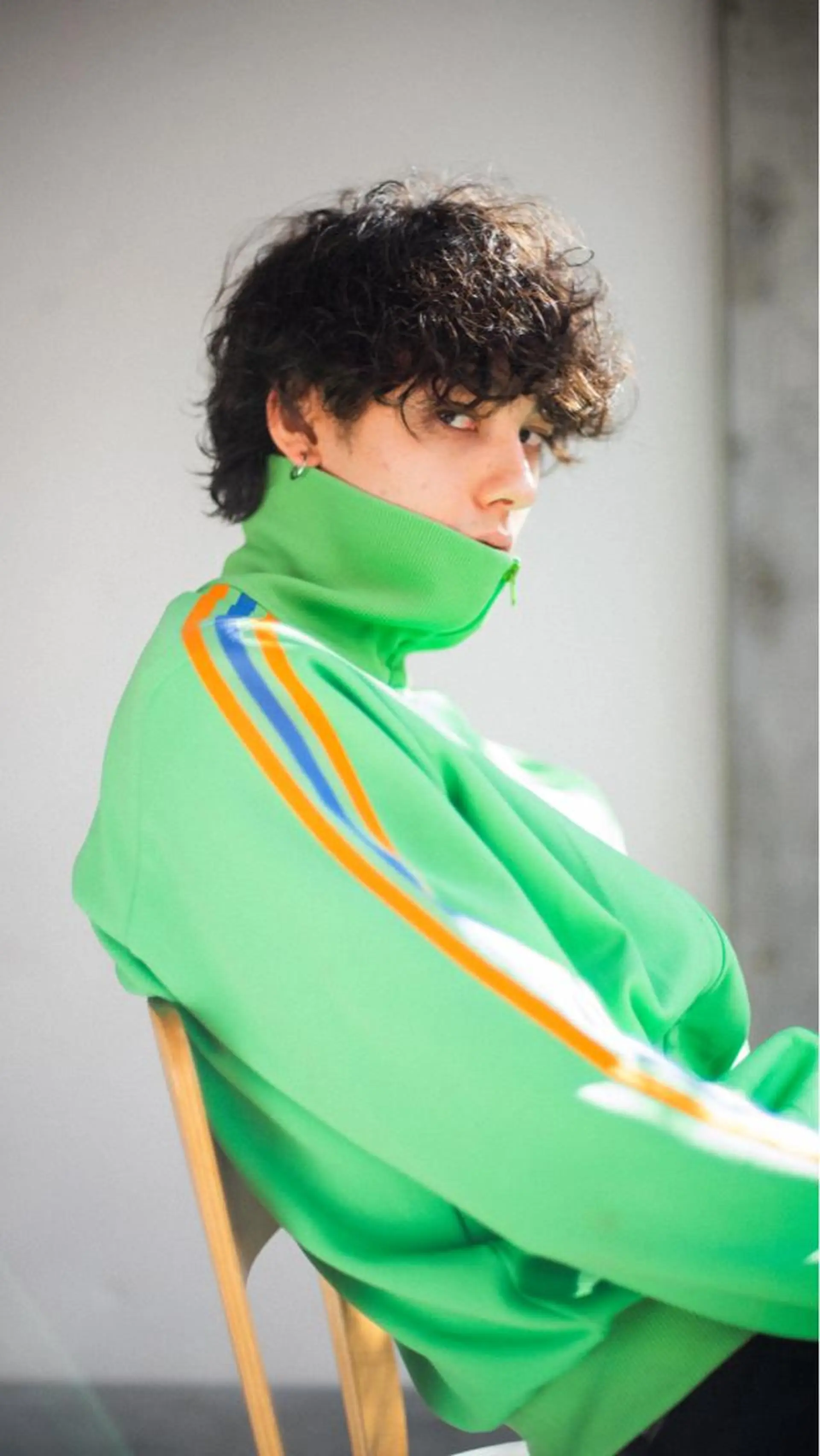 メンズ メンズパーマ メンズウルフカット ウルフカット カット パーマ 🌈圧倒的デザイン パーマ　関和希のヘアスタイル