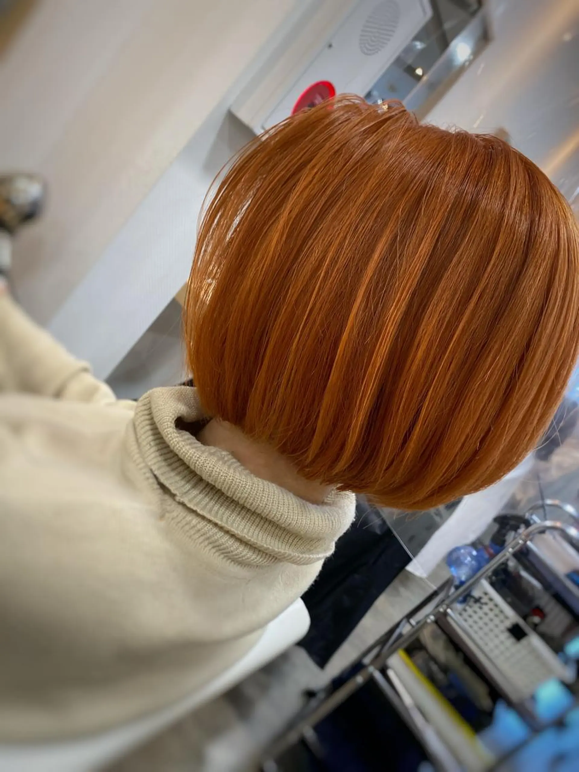 ミディアム カラー 髪質改善/ ブリーチ/中尾のヘアスタイル