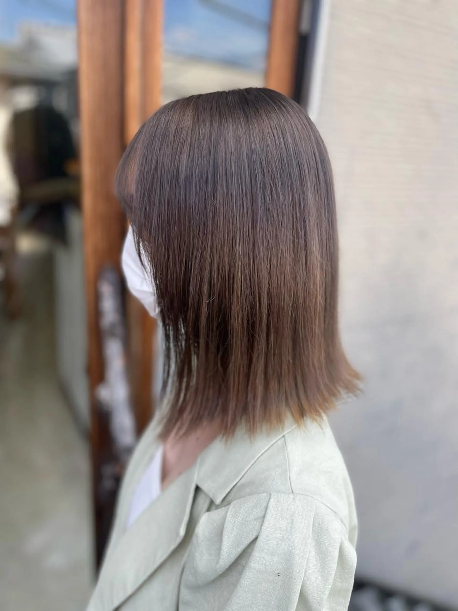 ミディアム カラー Noa Links所属・平田 怜のヘアスタイル