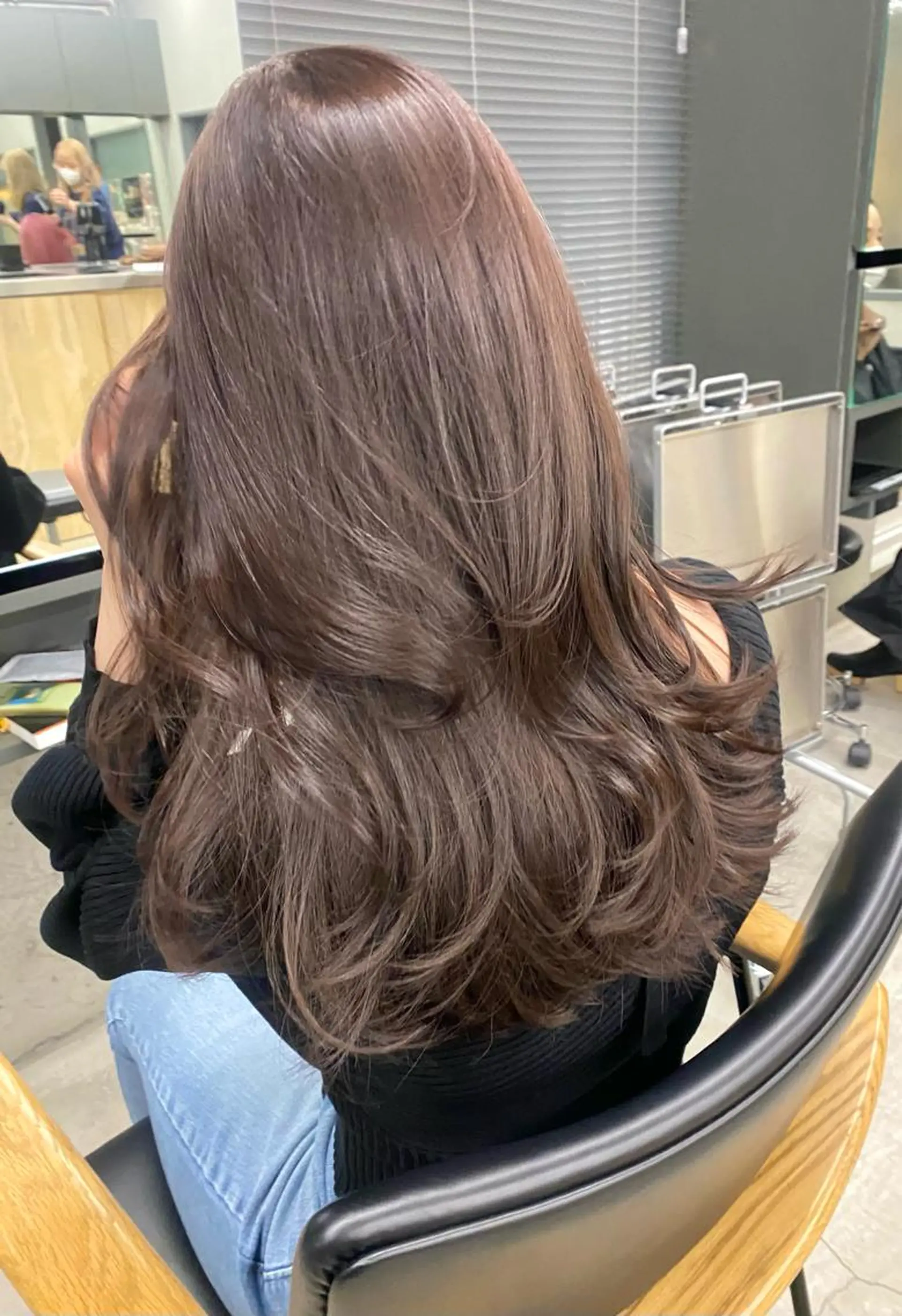 ロング カラー カット ヘアカラー トリートメント レイヤー/柔色 カラー/SAkiのヘアスタイル