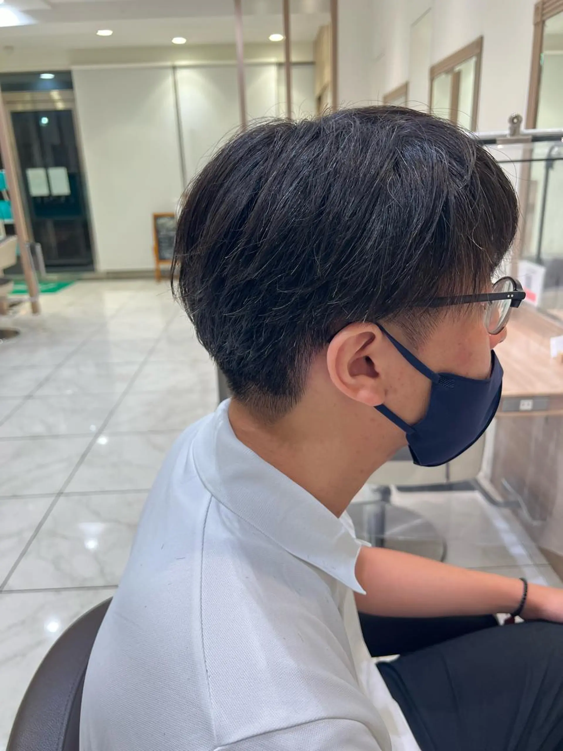 メンズ 顔周り/韓国レイヤー junkaのヘアスタイル