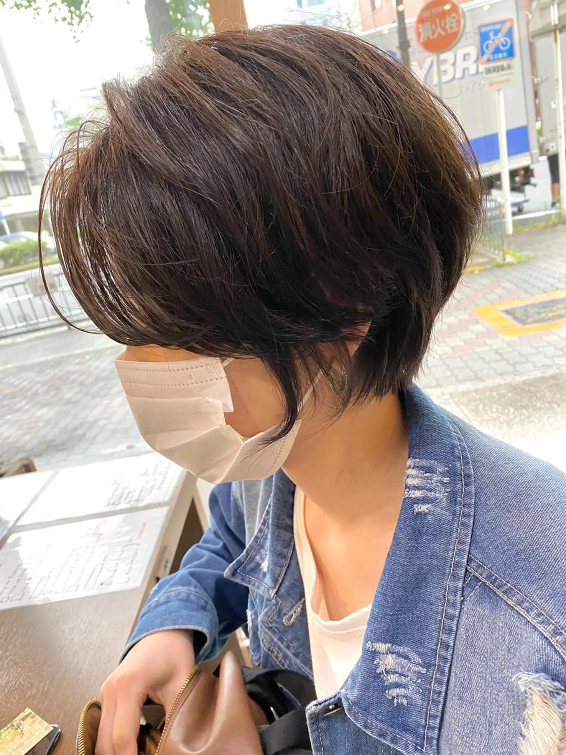 ショート ショートヘア カット ヘアカラー トリートメント 日比 貴大/ minim hairのヘアスタイル