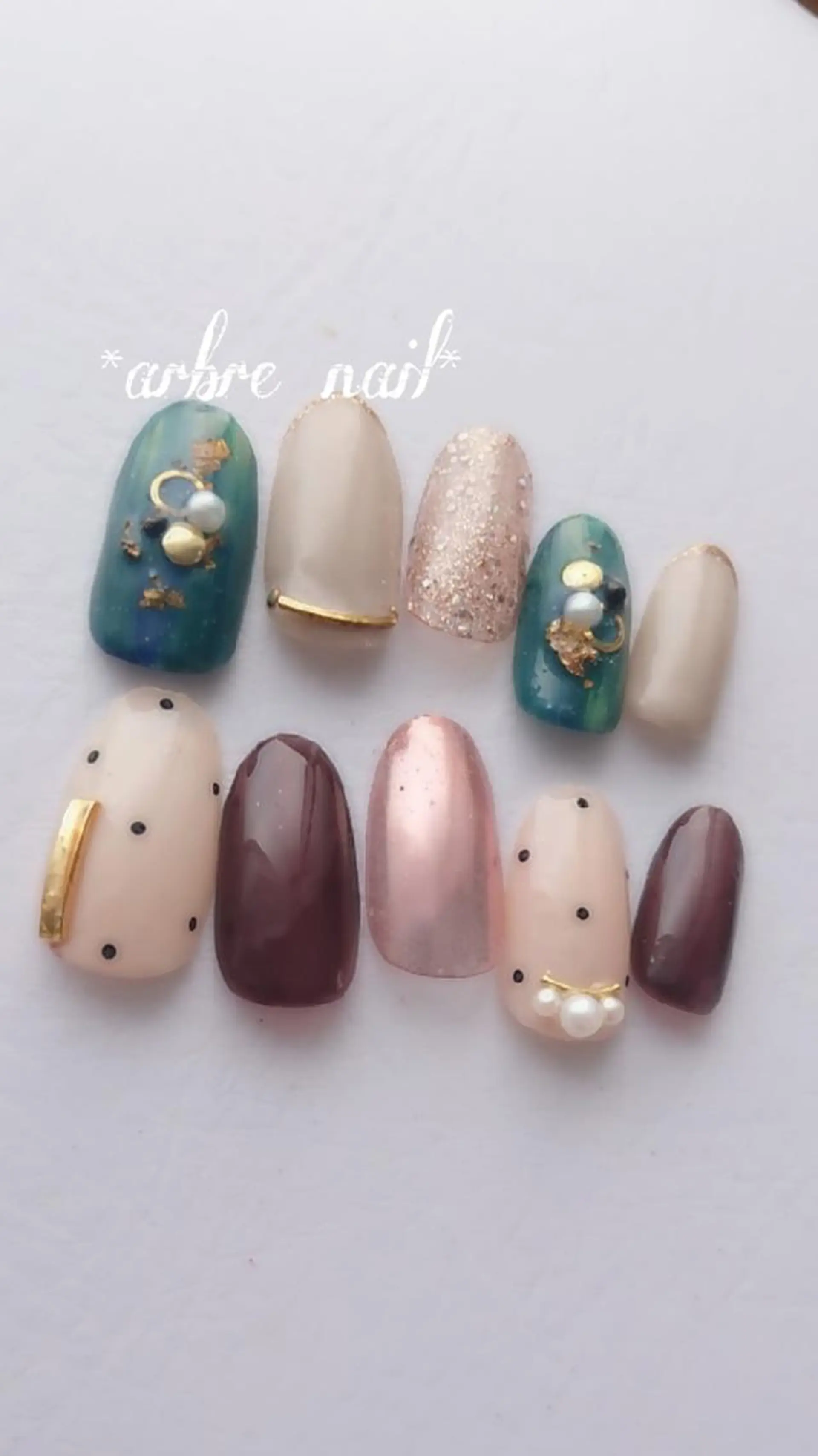 ネイル ＊arbre nail＊.アーブルネイル所属・✯.。 arbre  nail 。✯.のネイルデザイン