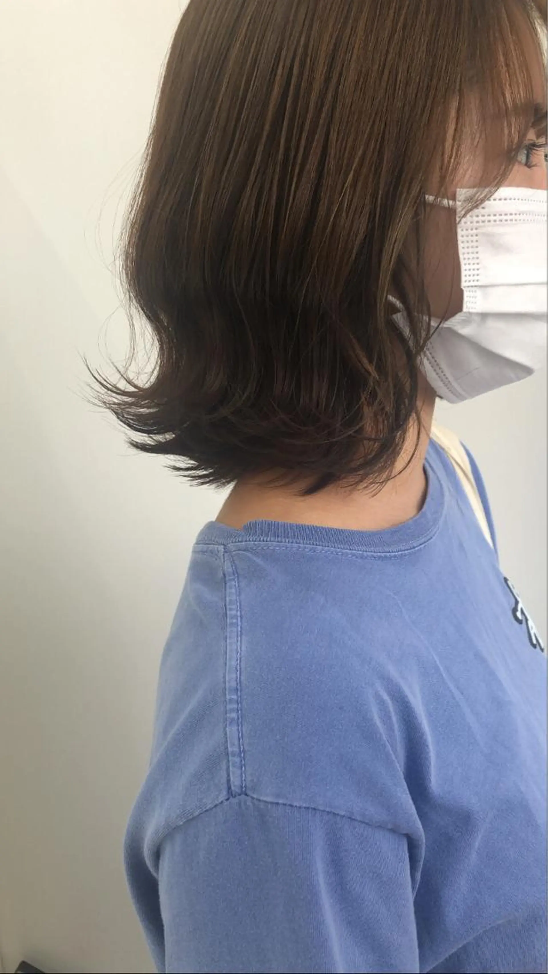 ミディアム カラー ベージュカラー ブリーチ ブリーチなしカラー レイヤー/ハイトーン 🧸SENAのヘアスタイル