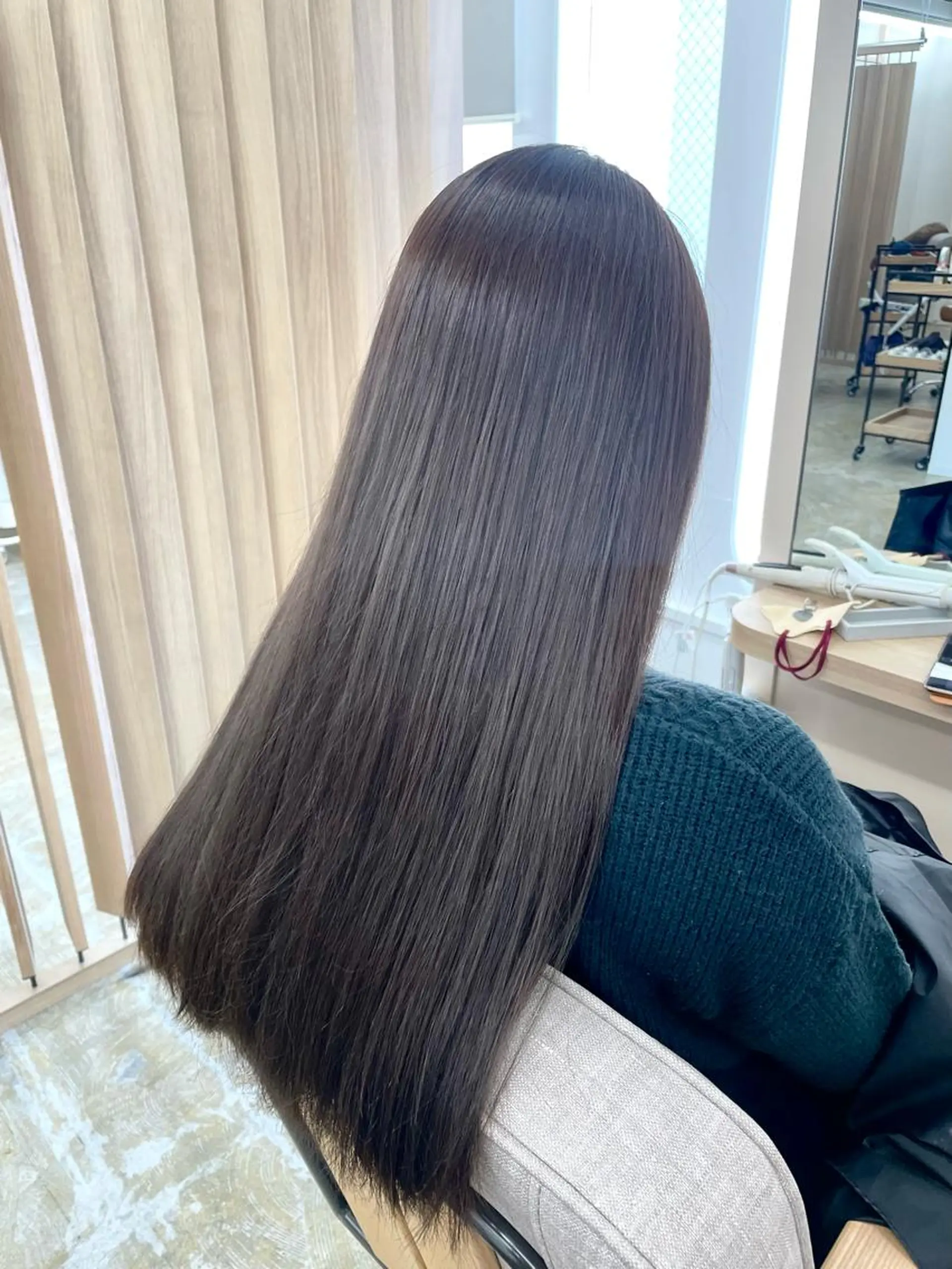 ロング カラー 縮毛矯正 🔵暗髪　特化🔵 梅田・増田のヘアスタイル