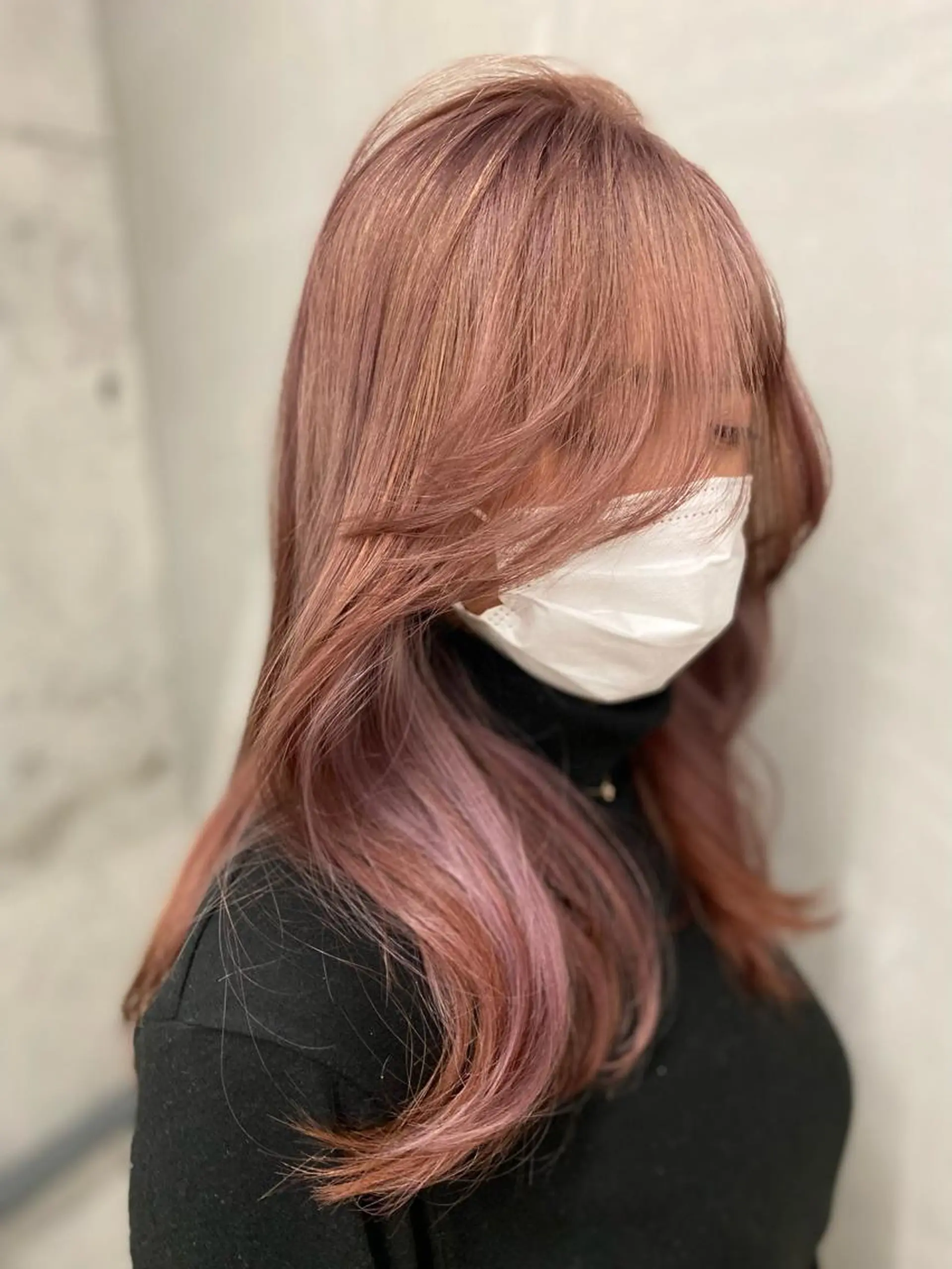 ロング カット ヘアカラー レイヤー/柔色 カラー/SAkiのヘアスタイル