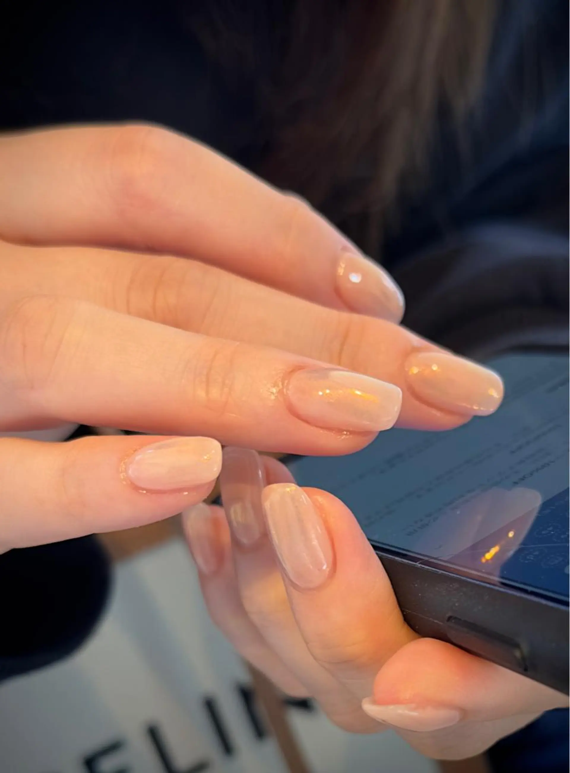 ネイル ミラーネイル ワンカラーネイル ハンドネイル Baden Nail ﾊﾞ-ﾃﾞﾝ ﾈｲﾙのネイルデザイン