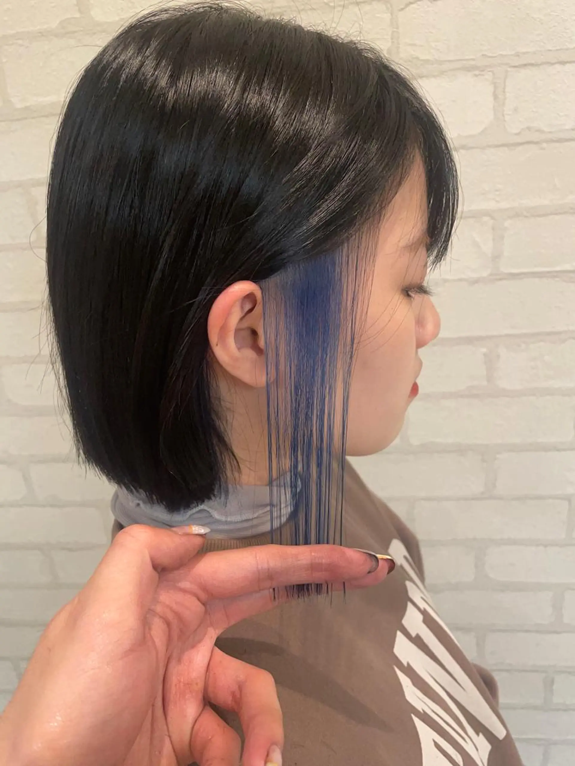 カラー トリートメント 縮毛髪質改善特化 阿部はるかのヘアスタイル