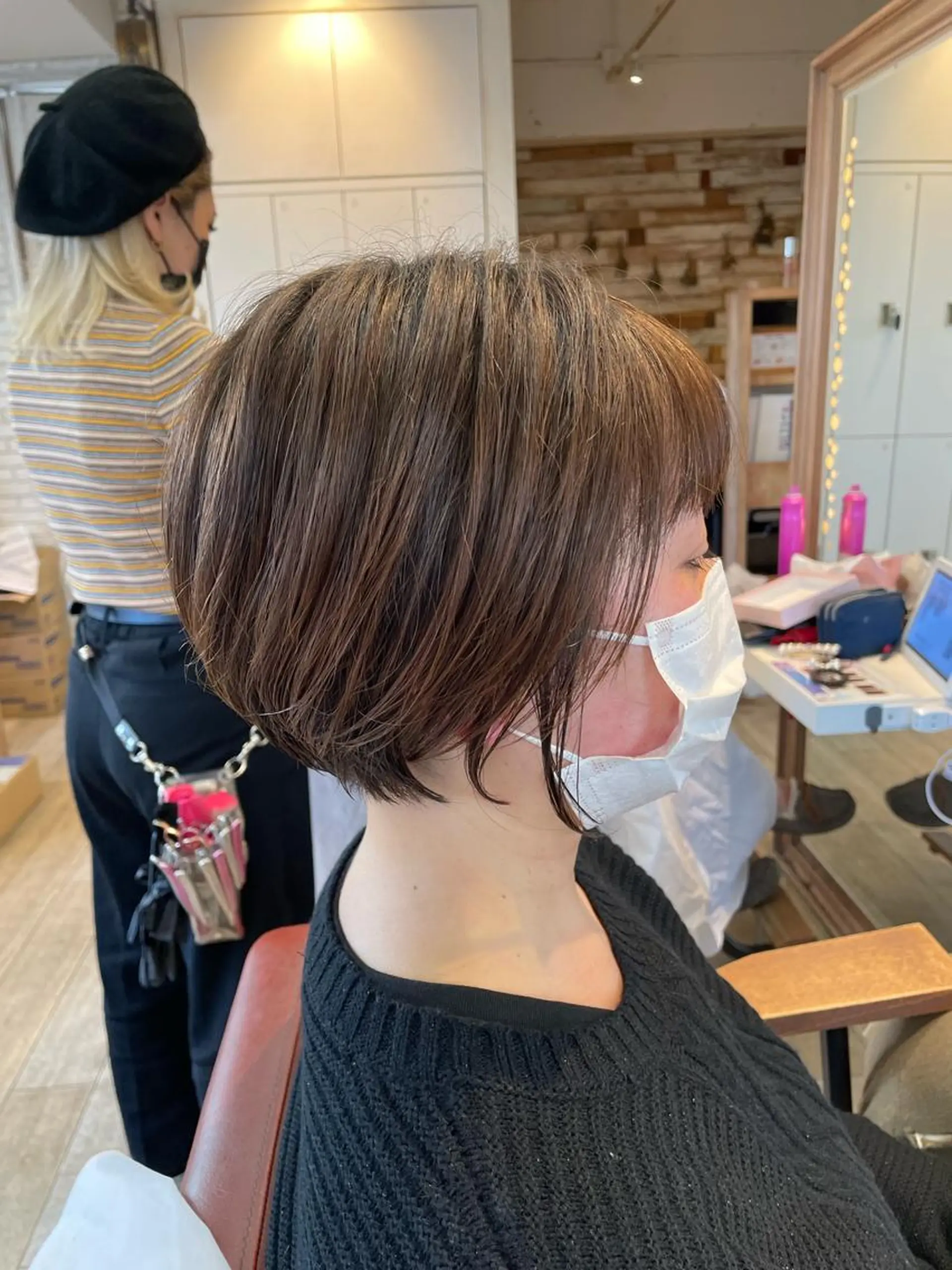 ショート 丸みショート ショートヘア カット LOG/所属・なりたいを叶えます！ 出口 紗依のヘアスタイル