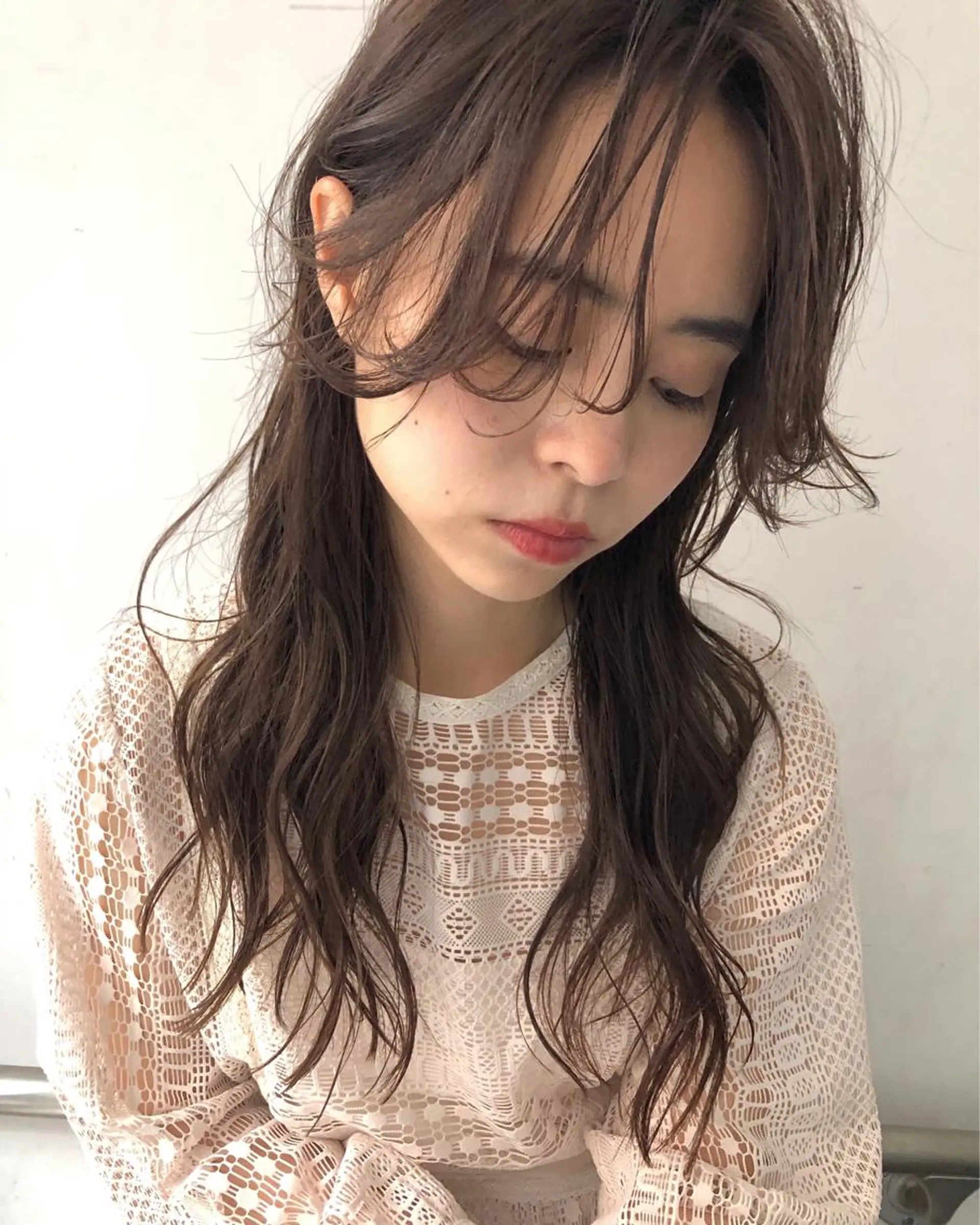 ロング パーマ カット パーマ トリートメント 下北沢 soiのヘアスタイル