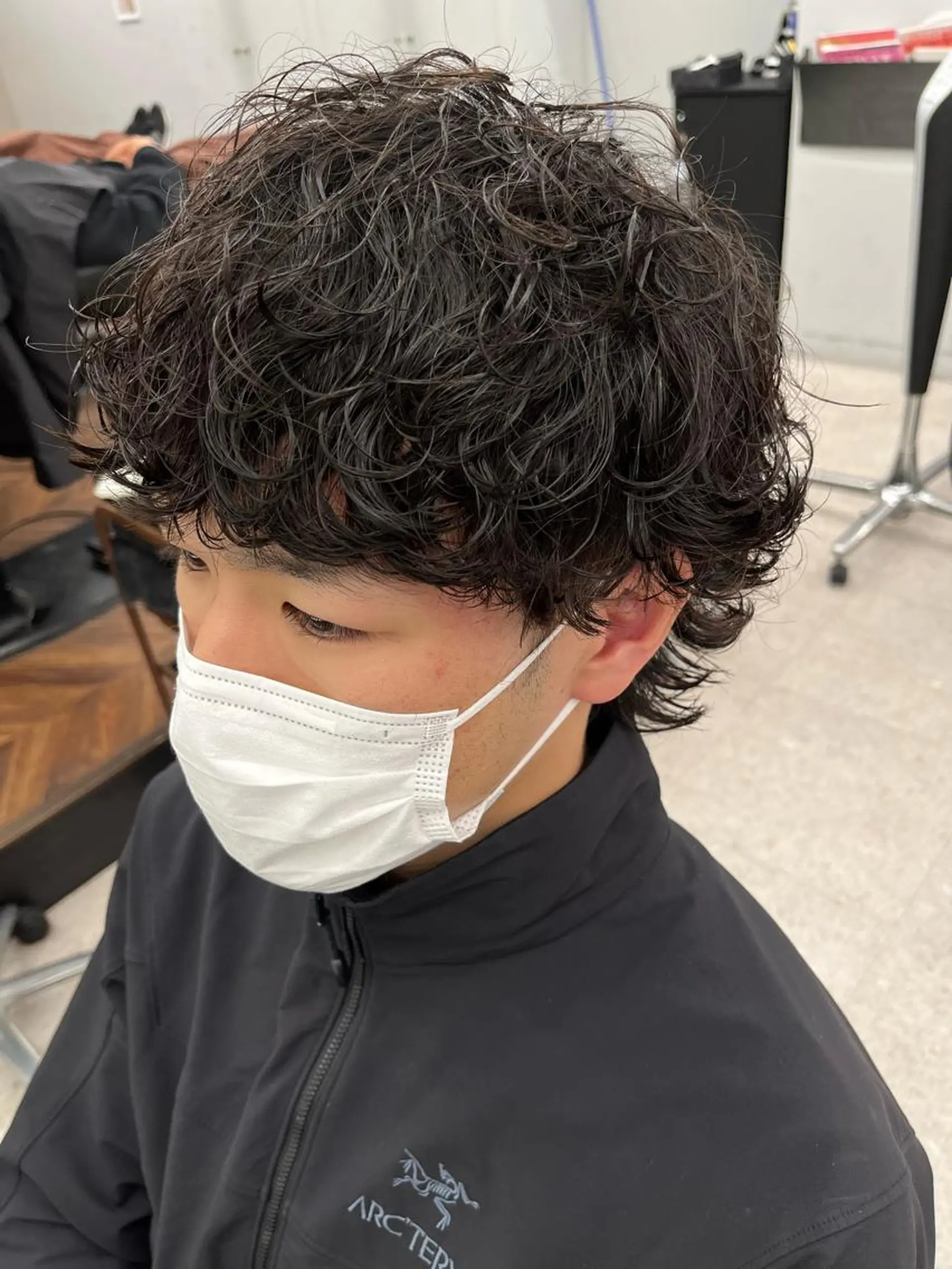 パーマ メンズ カット パーマ 🍐シャドウパーマ メンズ特化/守岡🍐のヘアスタイル