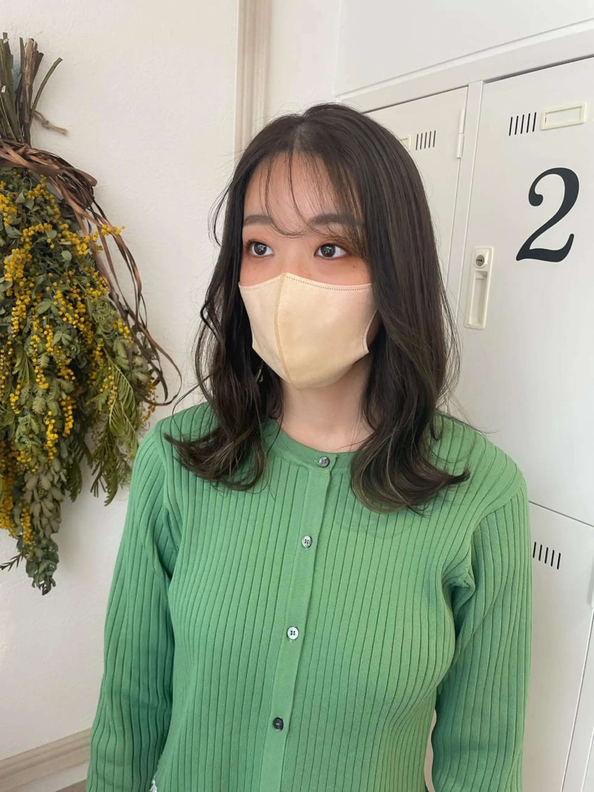 セミロング カラー パーマ ヘアアレンジ キッズ ネイル マツエク・マツパ アイブロウ belta.🌱 安藝夏花🌻のヘアスタイル