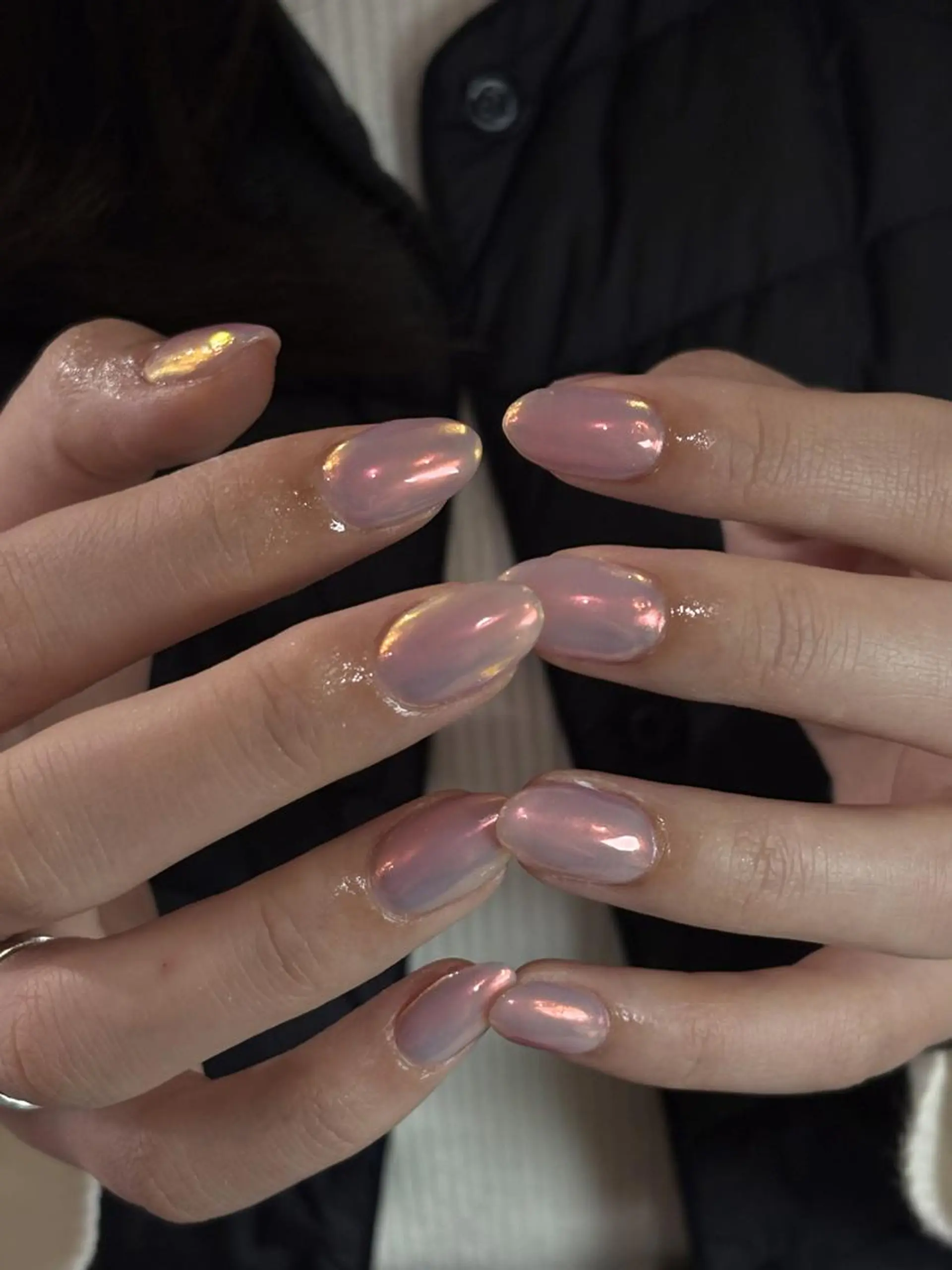 ネイル ハンドネイル Dark Honey Ivyのネイルデザイン