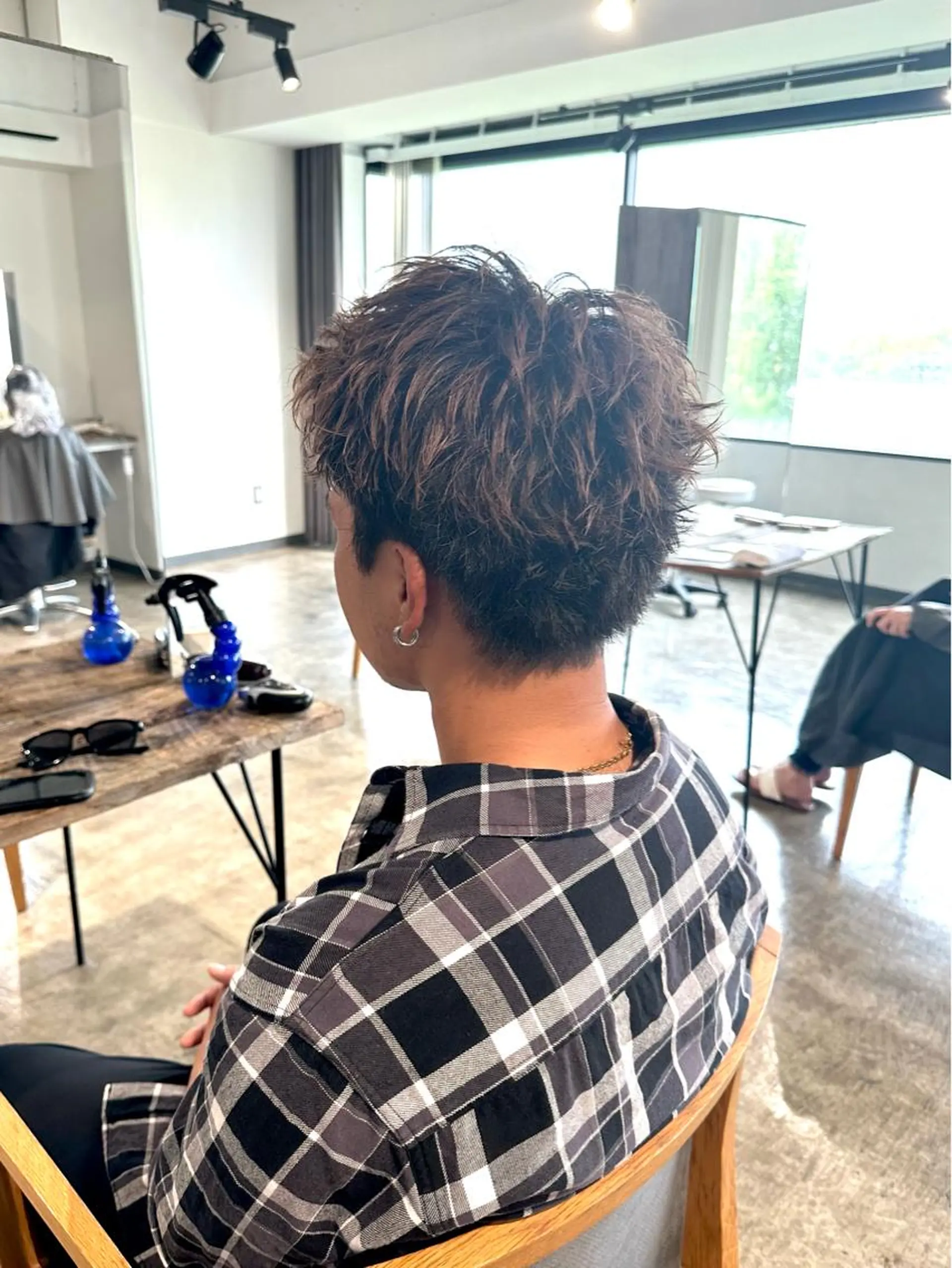 メンズ メンズパーマ スパイキーショート メンズツイストパーマ 波巻きパーマ ツイストパーマ カット 骨格補正施術/メンズ 専門美容師/YUYAのヘアスタイル