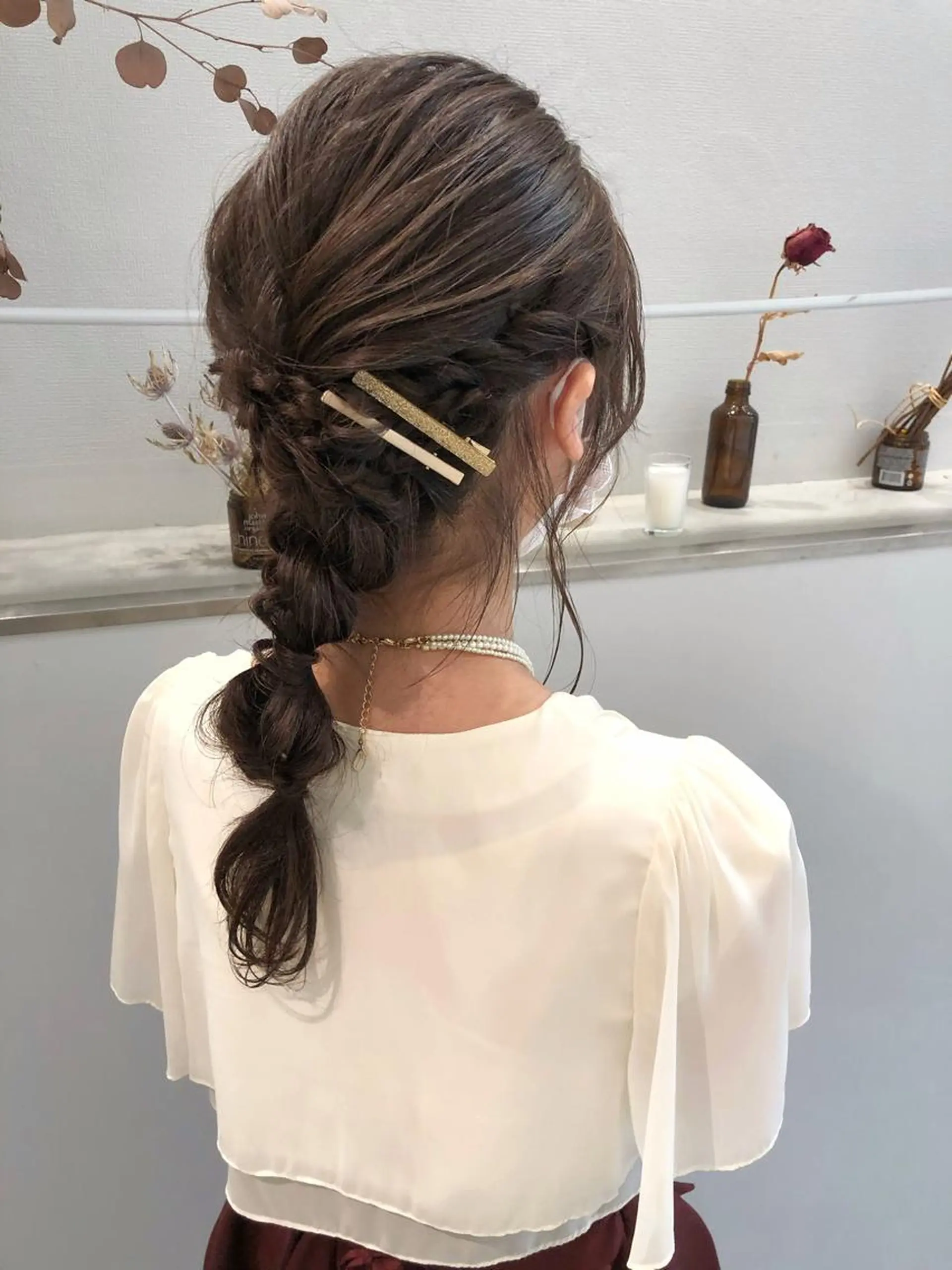 セミロング ヘアセット 柏木  彩花のヘアスタイル