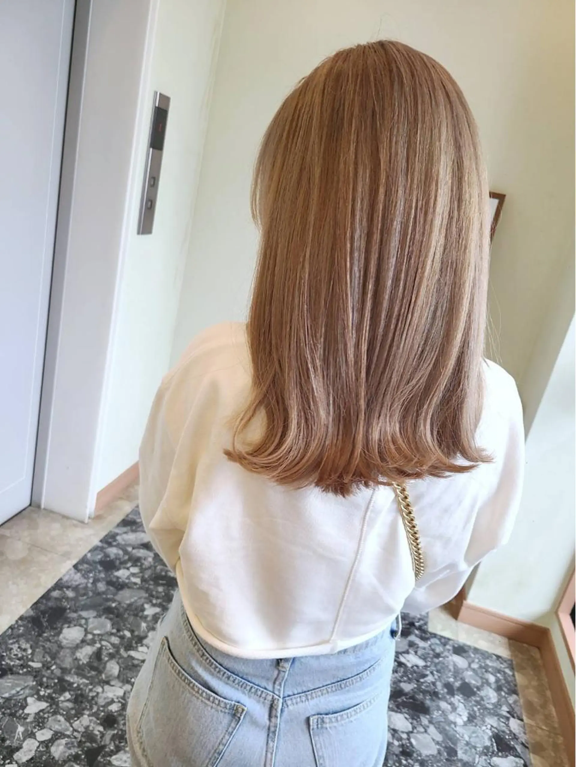 カラー ブラウンカラー カット ヘアカラー トリートメント NUMBER 天王寺YUYAのヘアスタイル