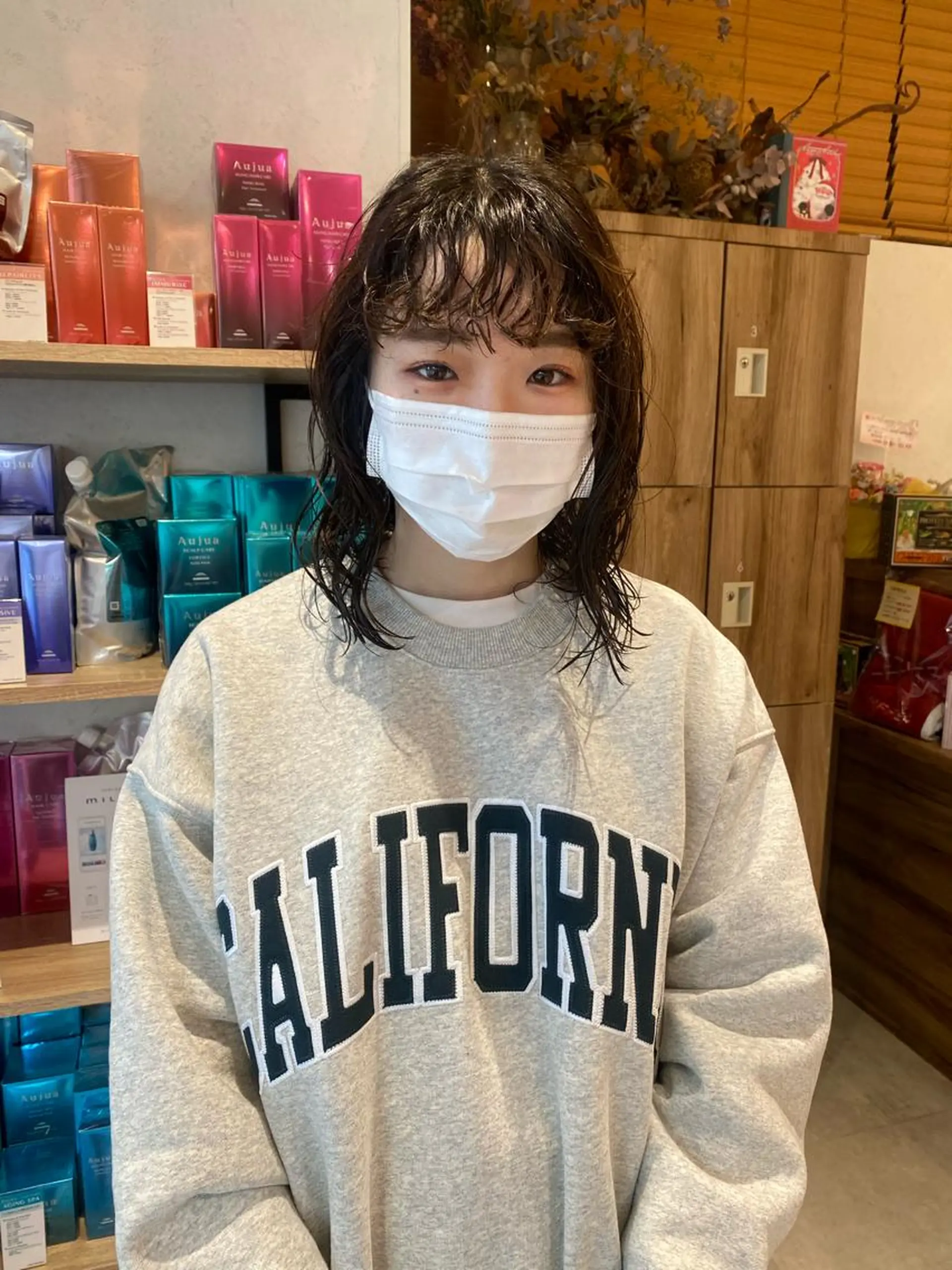 ミディアム パーマ カット パーマ パーマ指名No1 /namiのヘアスタイル