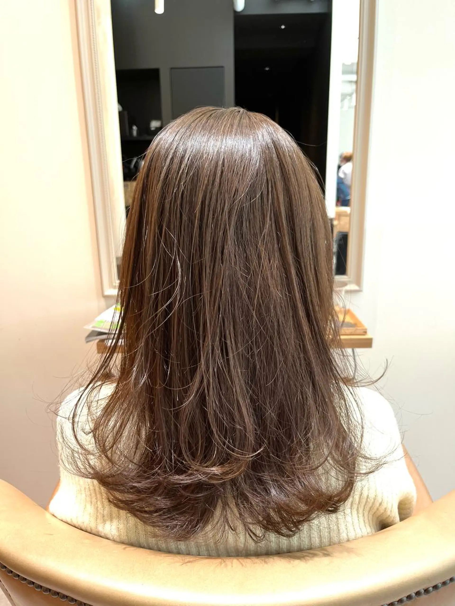 セミロング 大河原 美優のヘアスタイル