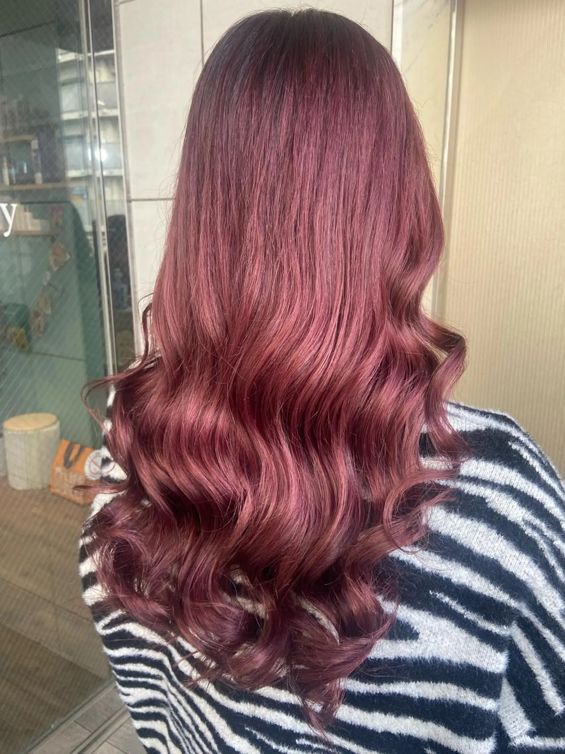 ロング カラー ヘアカラー トリートメント 🧸プルエクステ❤︎ ネイルKAO🧸のヘアスタイル