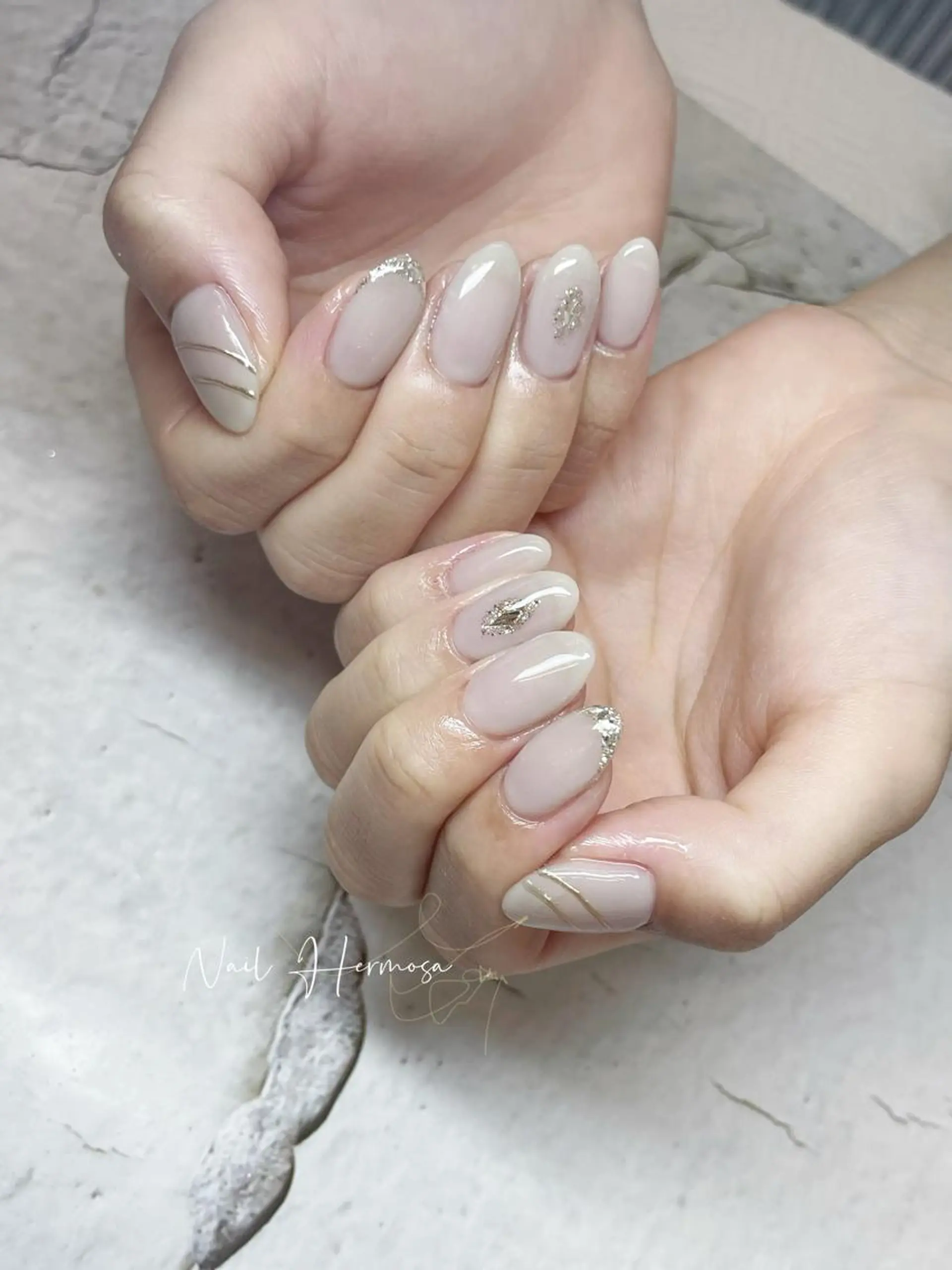 ネイル 桜ネイル 長さ出し フラッシュネイル フラワーネイル フットネイル ハンドネイル ネイル エルモサのネイルデザイン