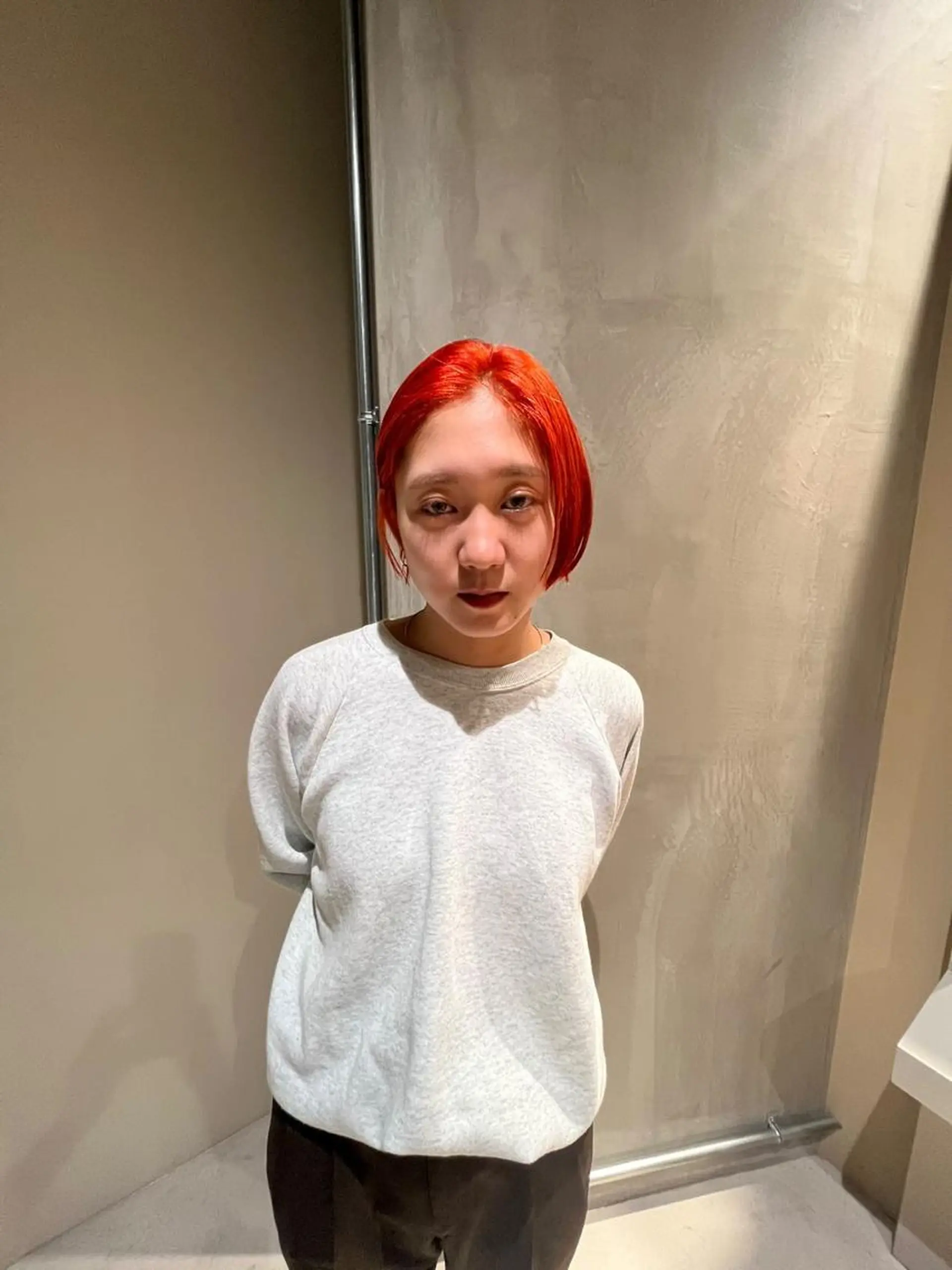 ショート カラー パーマ 🎀オイダイラ モモカ🎀のヘアスタイル