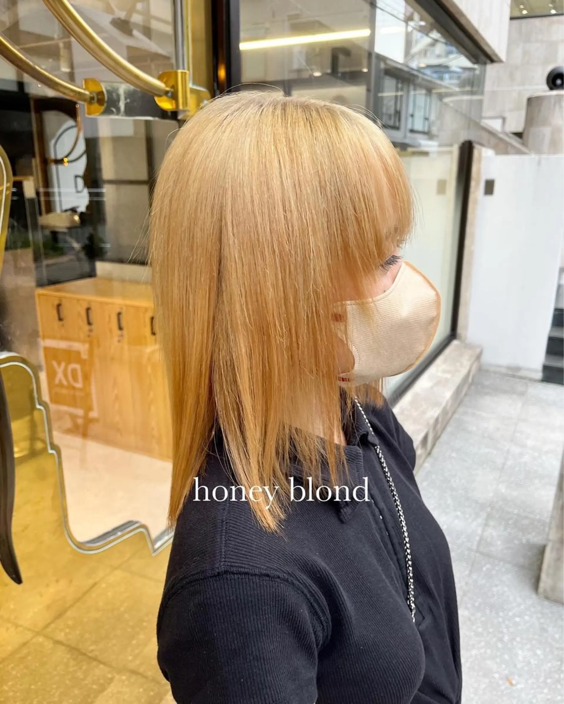 ミディアム カラー レイヤー/髪質改善/ 美髪矯正/手塚凌のヘアスタイル