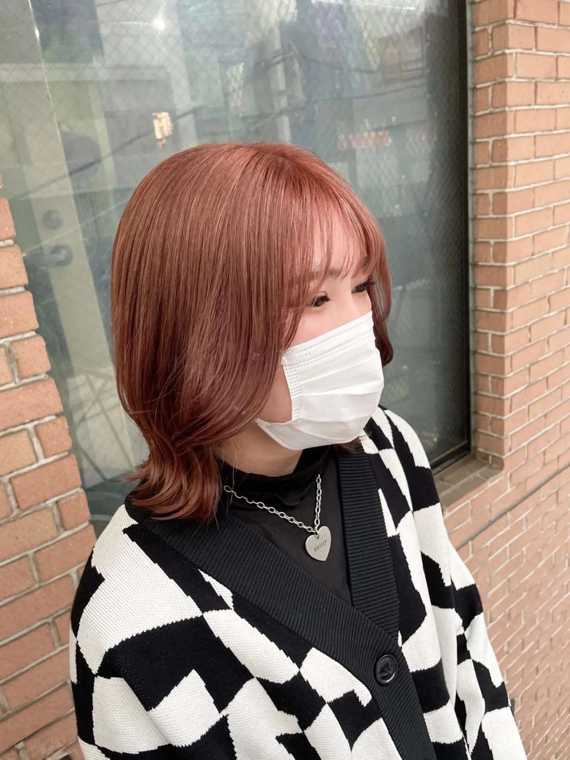 ミディアム カラー ボブヘアカット Rikapi❤️のヘアスタイル