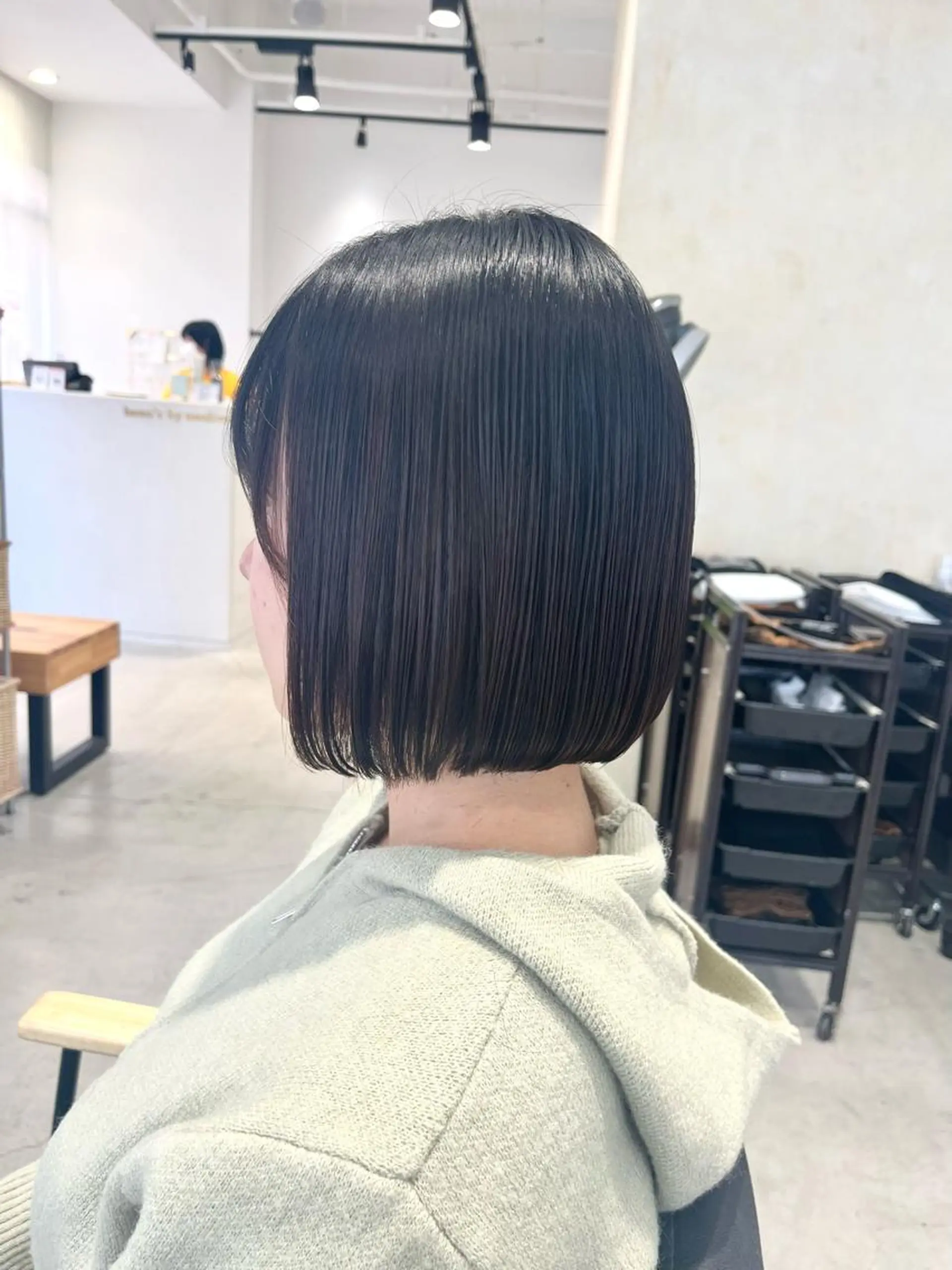 ショート カット 縮毛矯正 ボブ/美髪矯正 /佐藤　奈巳のヘアスタイル