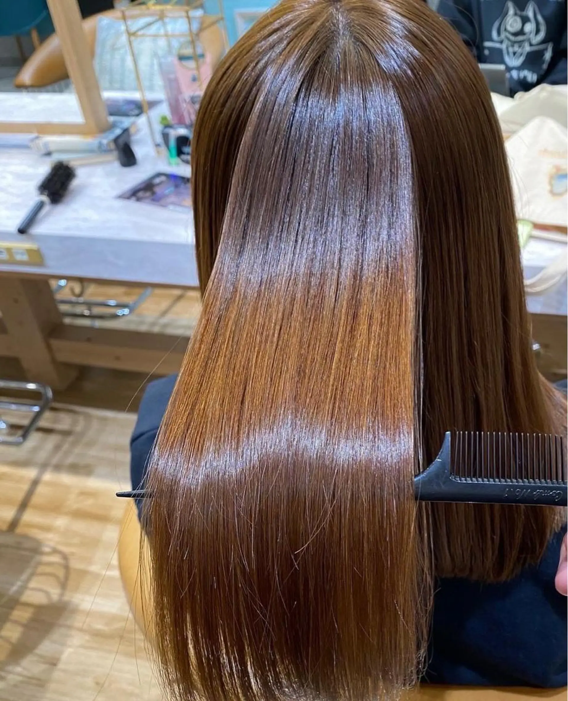 rina韓国ヘア 透明感カラーのヘアスタイル