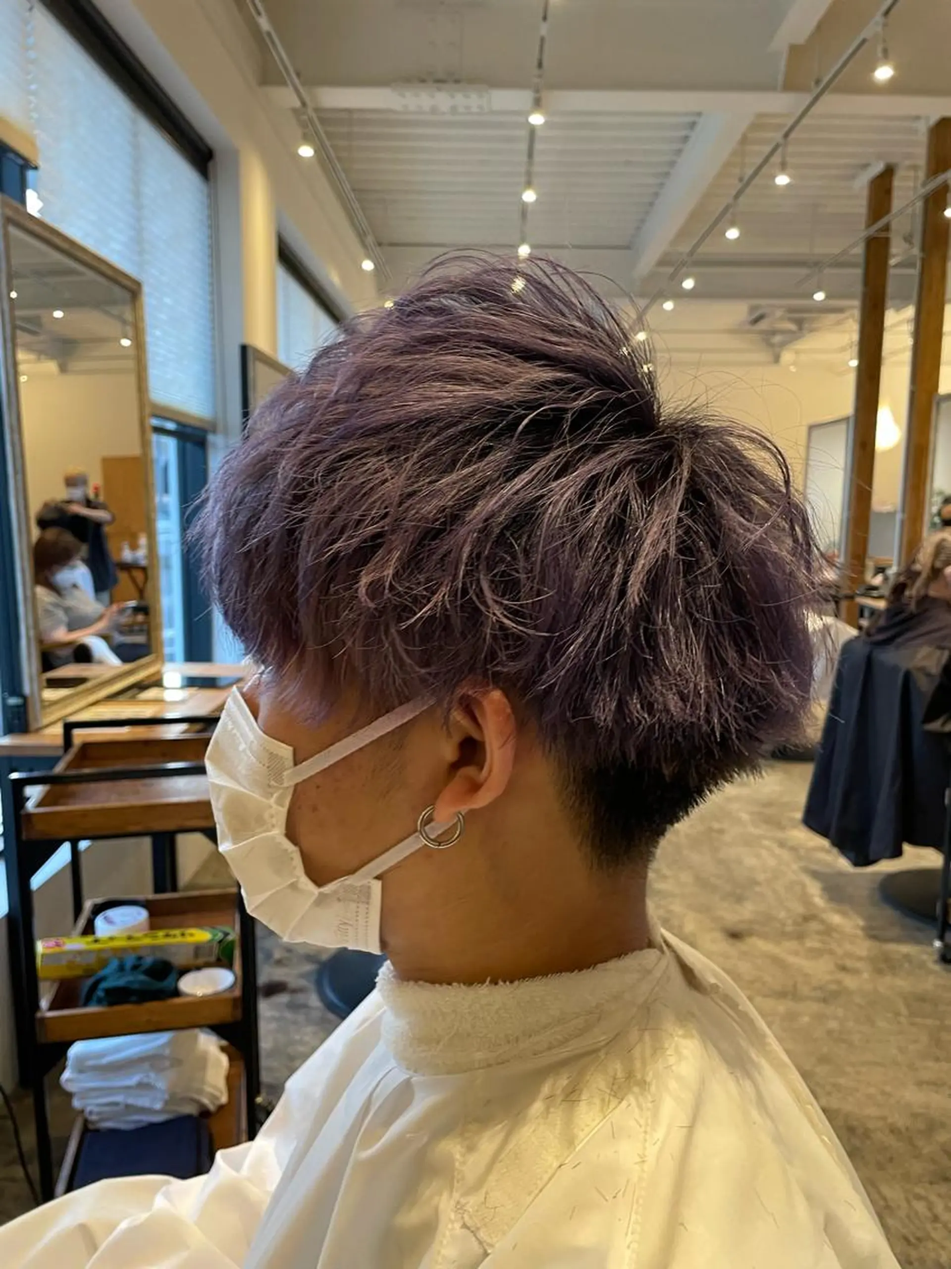 カラー メンズ カット ヘアカラー 水戸/ブリーチカラー ♠️♠️會澤遼真のヘアスタイル