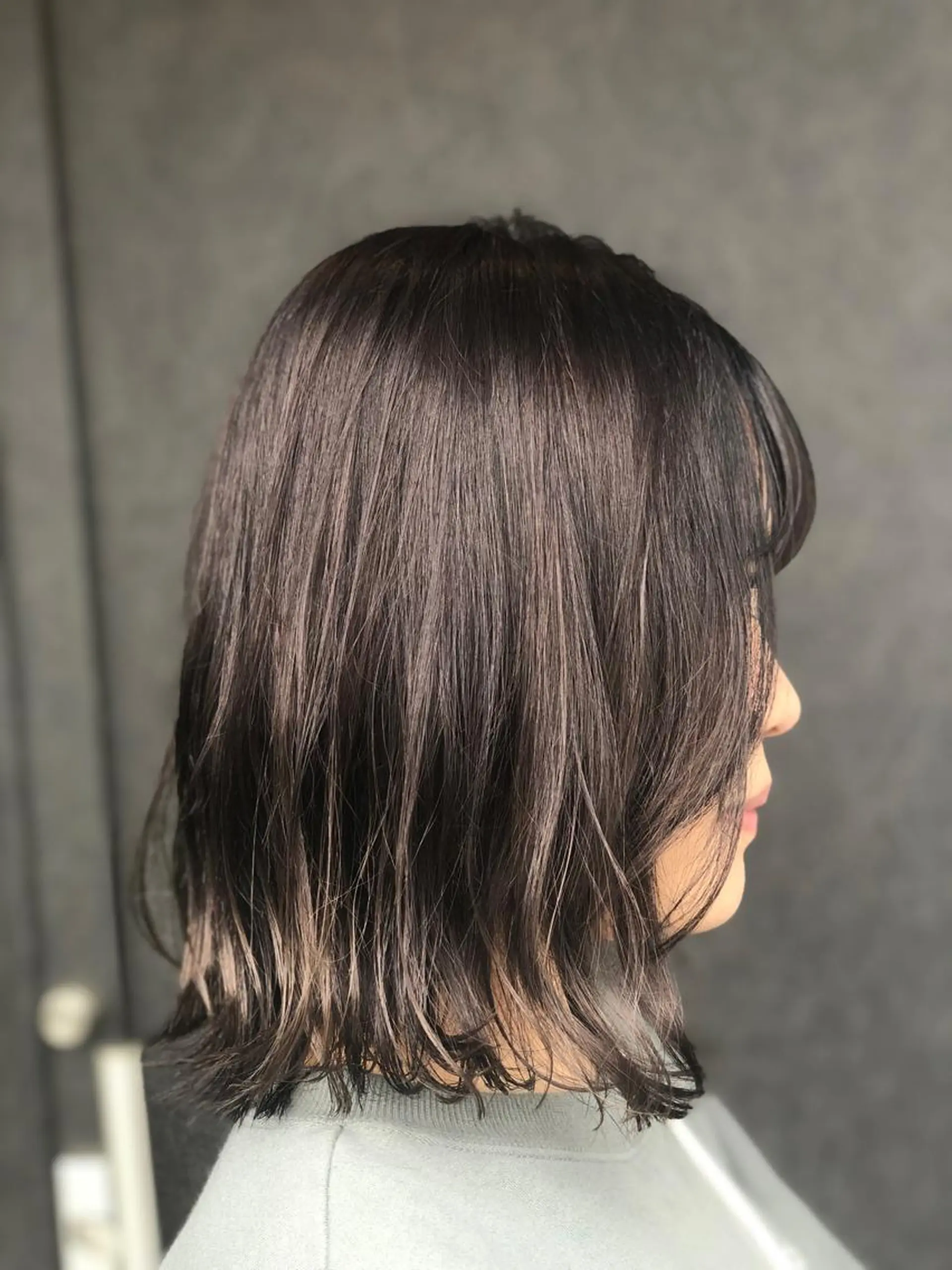 ミディアム カット ヘアカラー トリートメント uti所属・菊池 幹のヘアスタイル