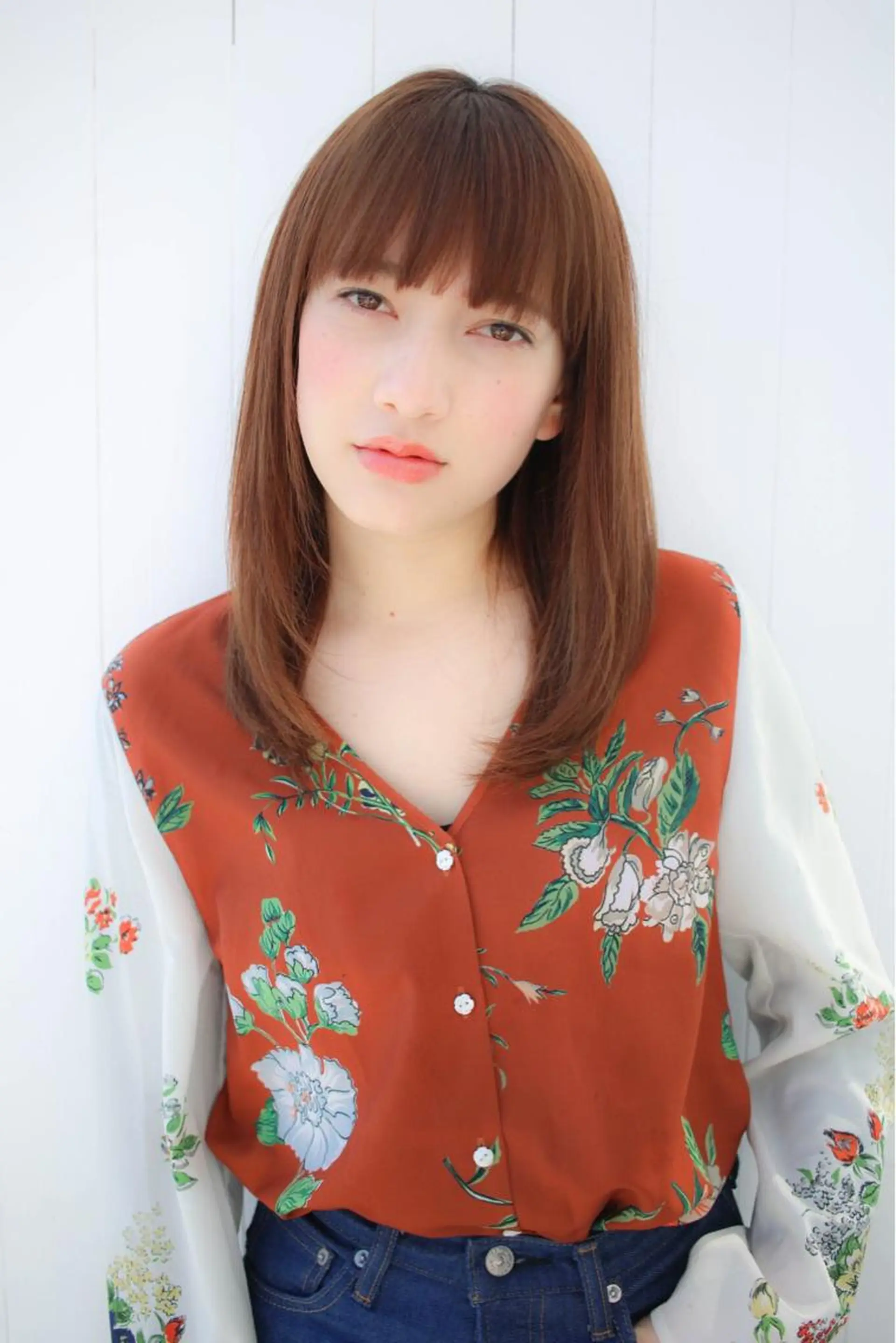 ミディアム 髪質改善縮毛矯正✨ ナリタユウヤのヘアスタイル