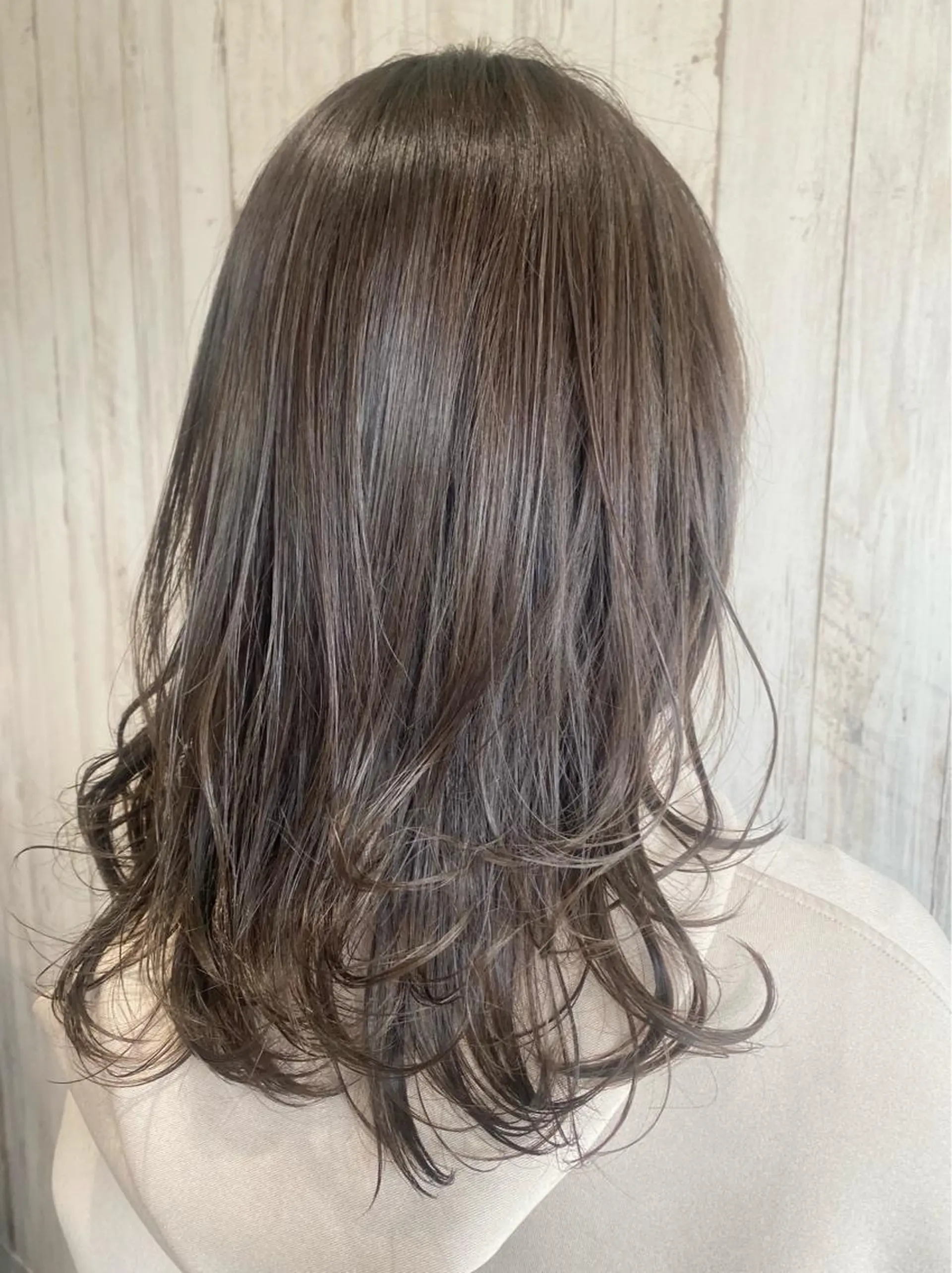 ミディアム ハイライト 【髪質改善・矯正 ・ハイライト】ハナカのヘアスタイル