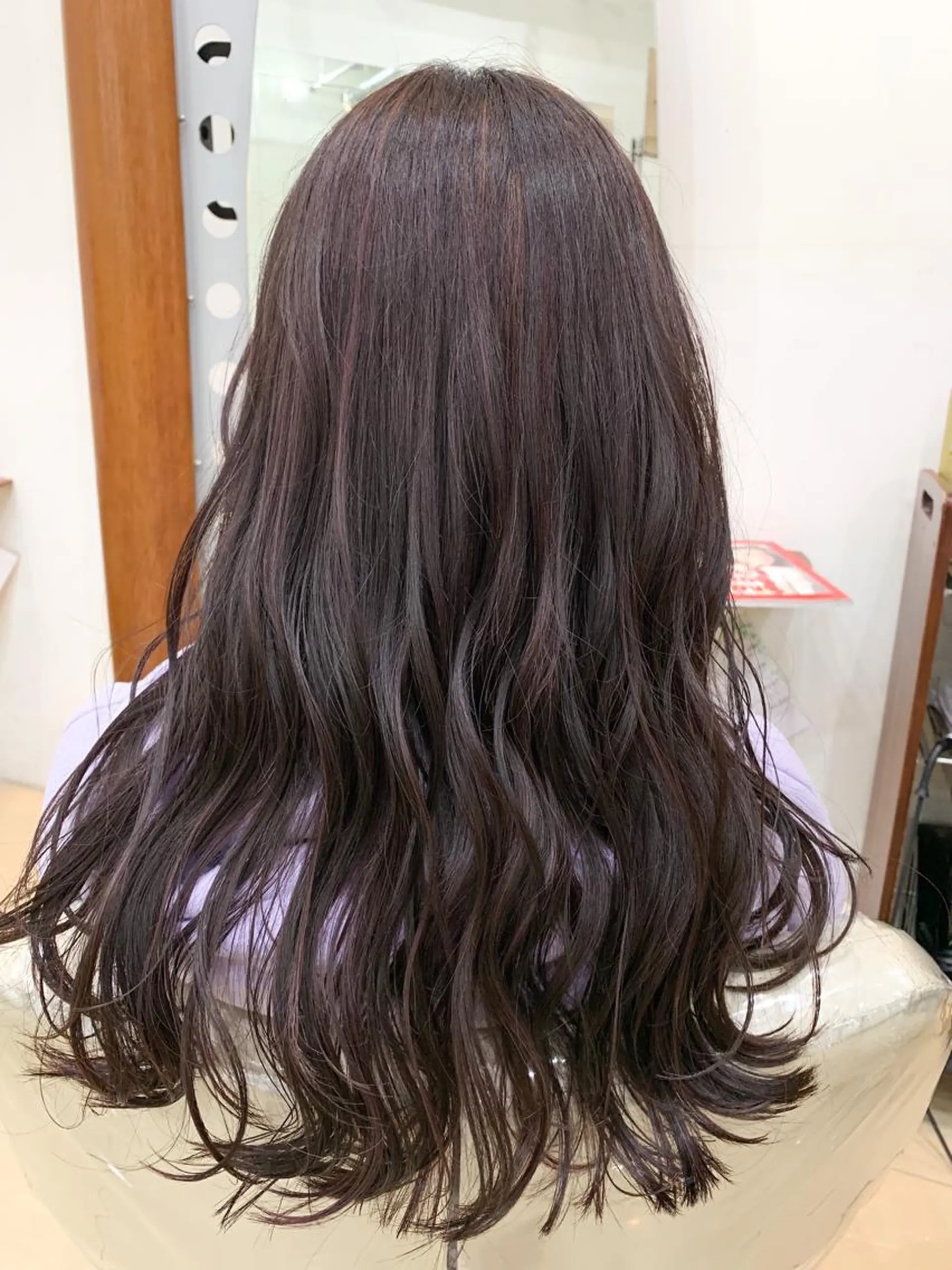 セミロング カラー 縮毛矯正/髪質改善 /韓国風　山川春輝のヘアスタイル