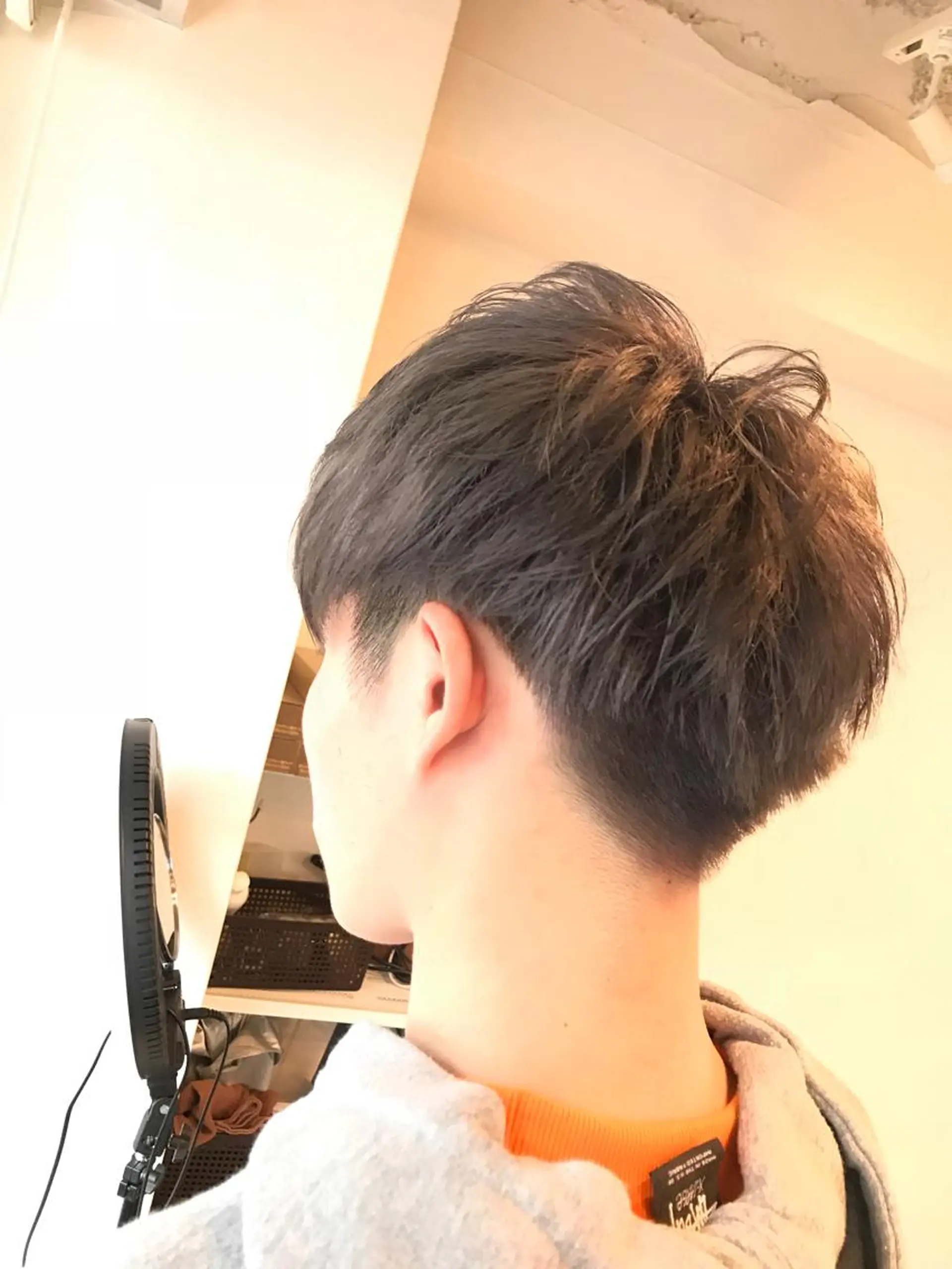 ショート アッシュ カット ヘッドスパ Selene hair OSAKAのヘアスタイル