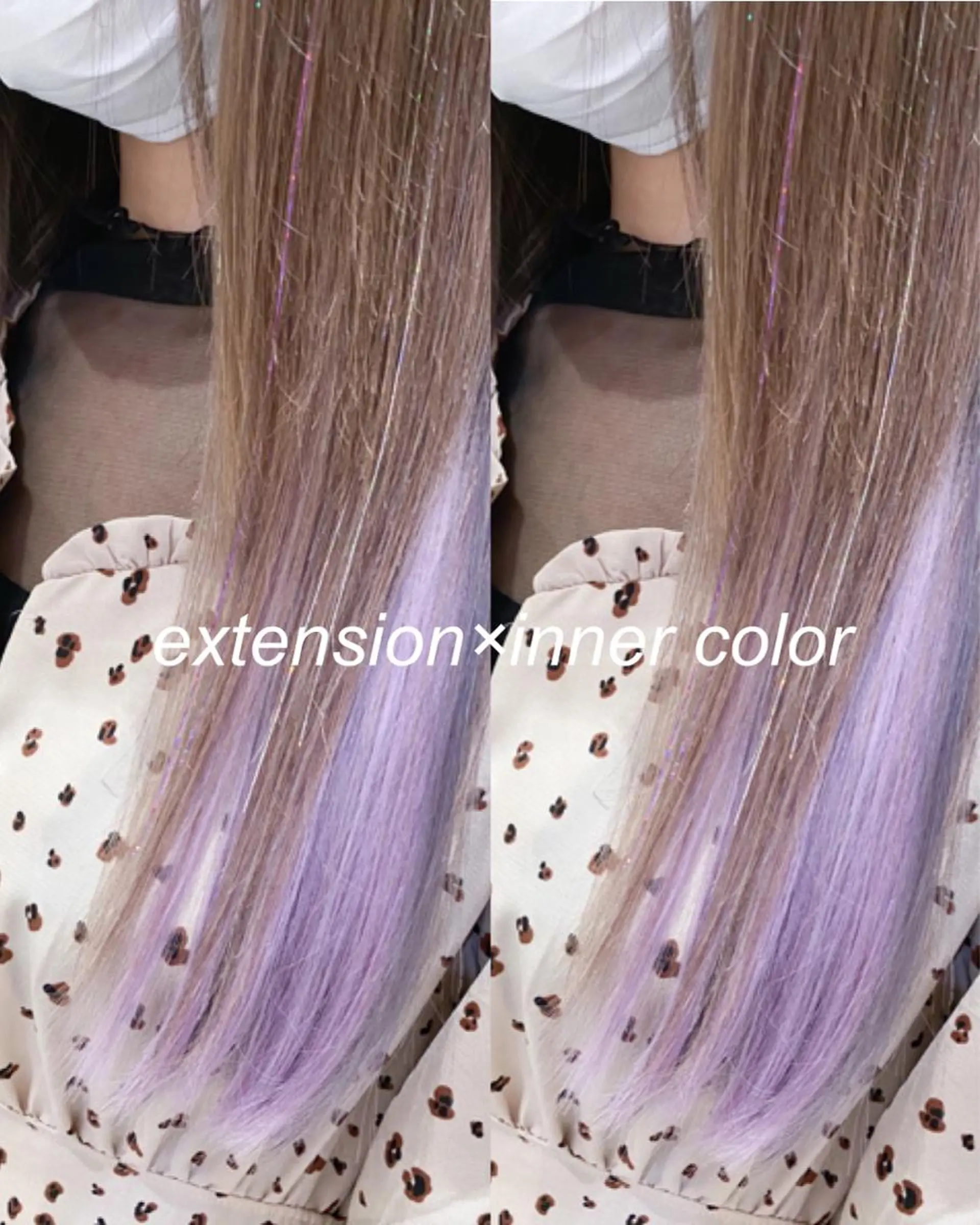 ミディアム カット エクステ 横浜🍒ルーツカラー エクステ／RIEのヘアスタイル