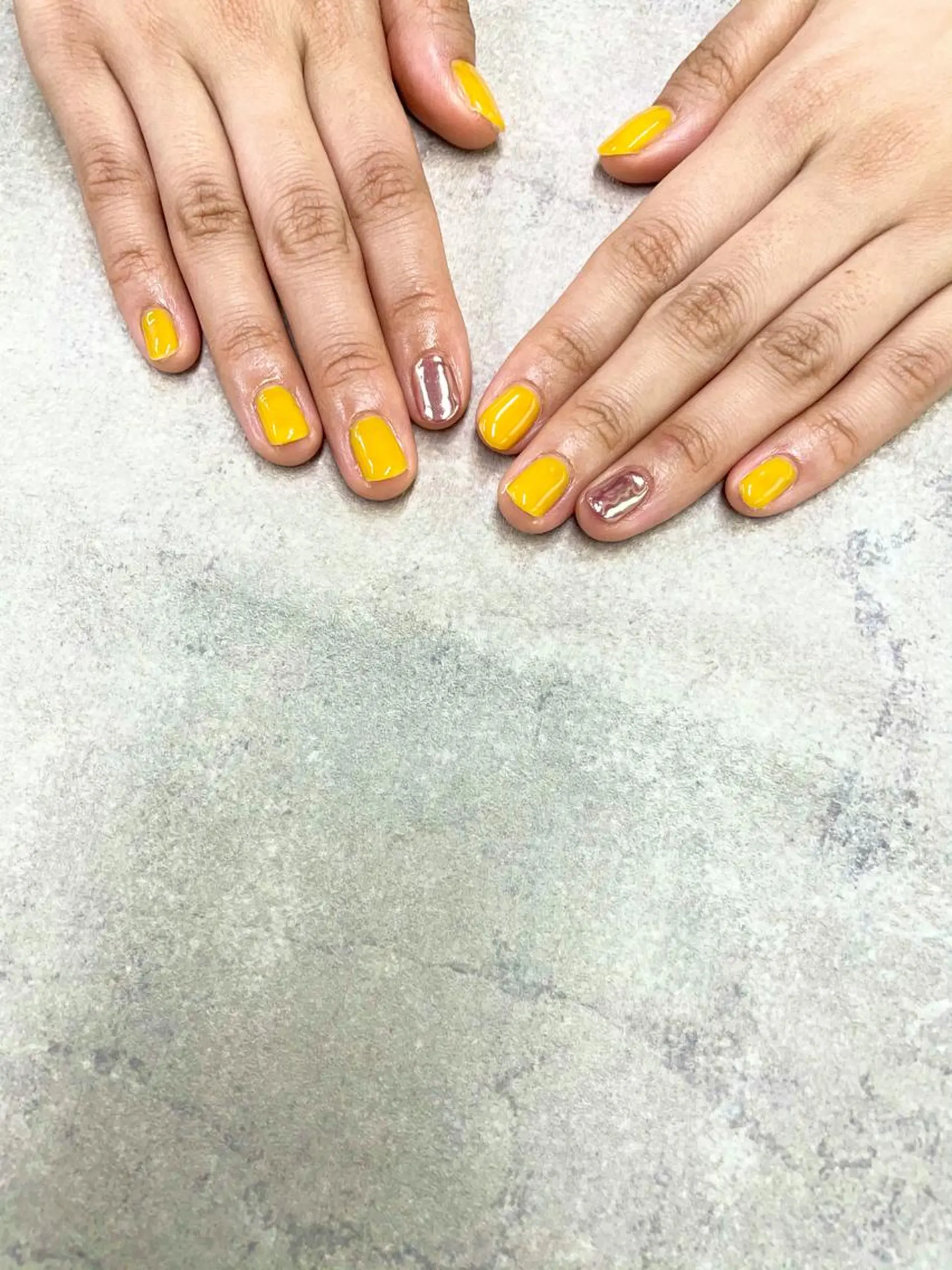 ネイル ミラーネイル ワンカラーネイル FASTNAIL PLUS 新宿店のネイルデザイン