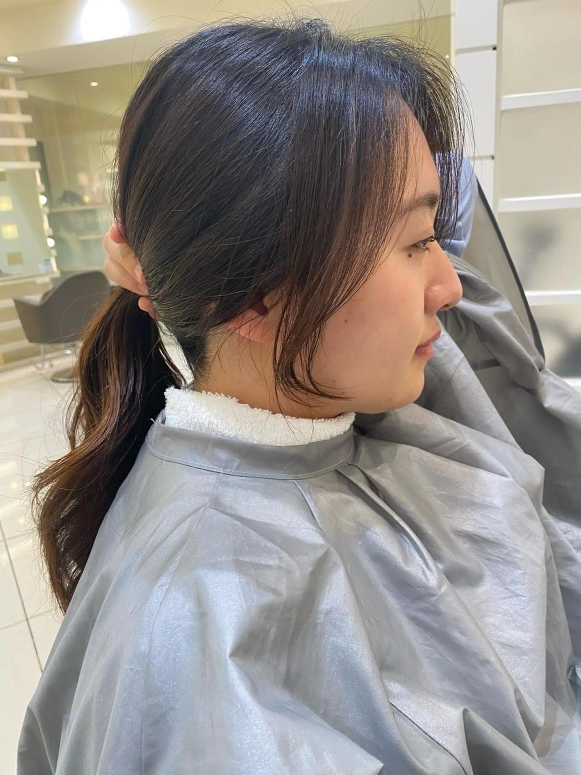 ロング カラー パーマ ヘアアレンジ マツエク・マツパ 💎耳ツボジュエリー ×銀座美容室💎のヘアスタイル