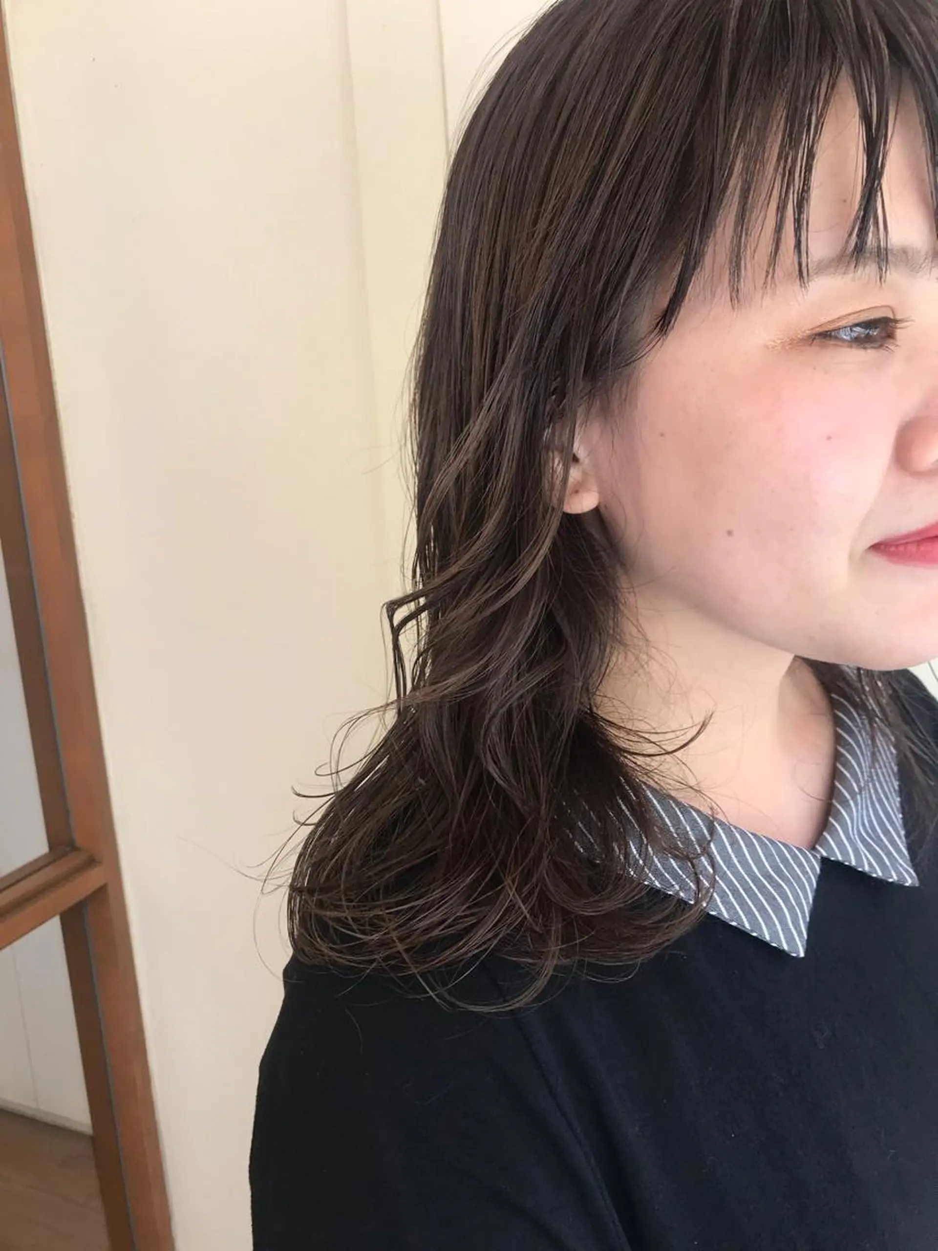 セミロング カラー カット ヘアカラー Genta @gegege75のヘアスタイル