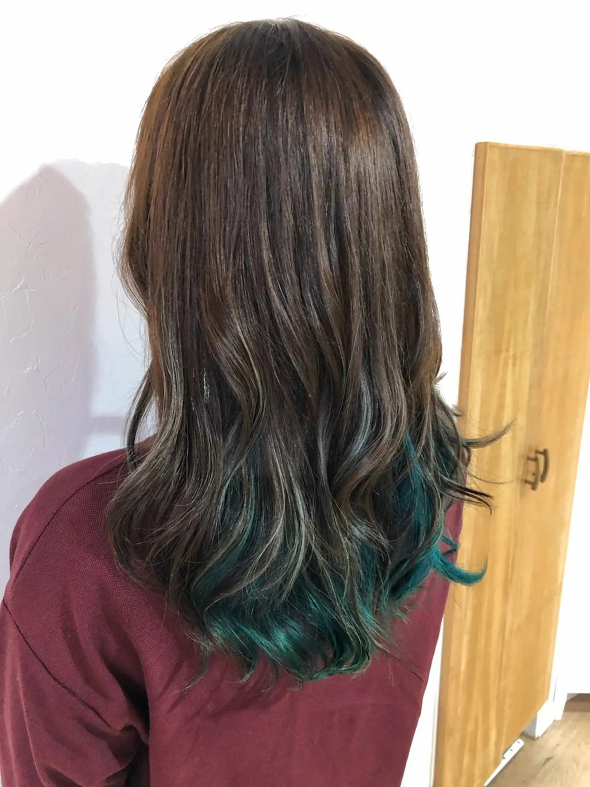 ミディアム カラー ヘアカラー 伊藤 かなのヘアスタイル