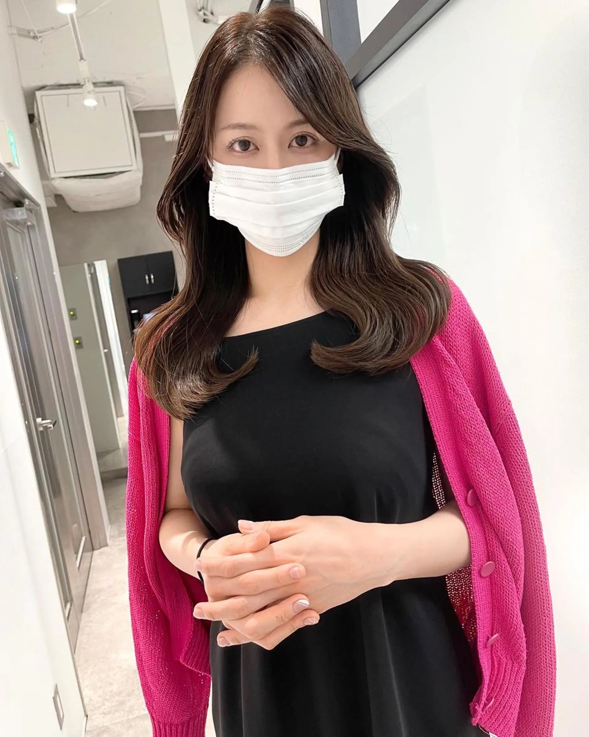 ロング 韓国風ヘア レイヤーカット カット ヘアカラー トリートメント 韓国レイヤーカット 髪質改善▫️水野有真のヘアスタイル