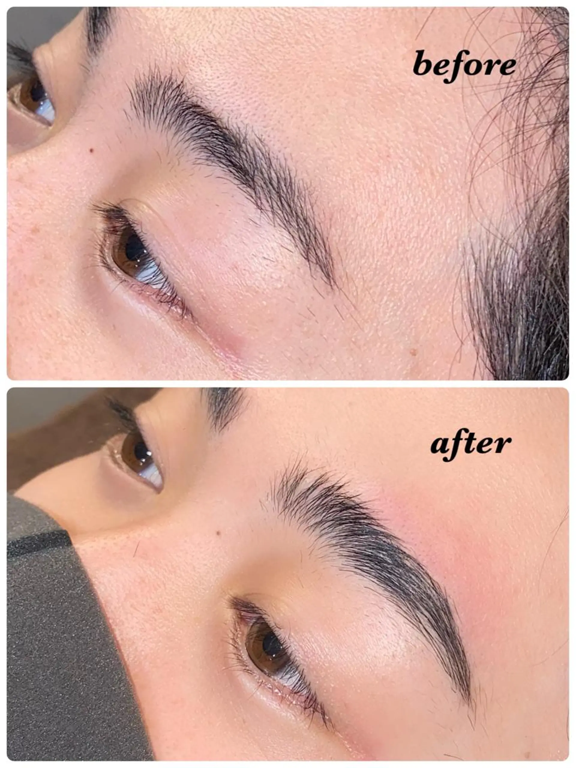 アイブロウ ハリウッドブロウリフト ハーブピーリング/韓国肌管理/フェイシャル/毛穴洗浄/眉毛/顔脱毛【糸脱毛専門】rev所属・ハーブピーリング🌹 毛穴洗浄❤️眉waxのエステ・リラクイメージ