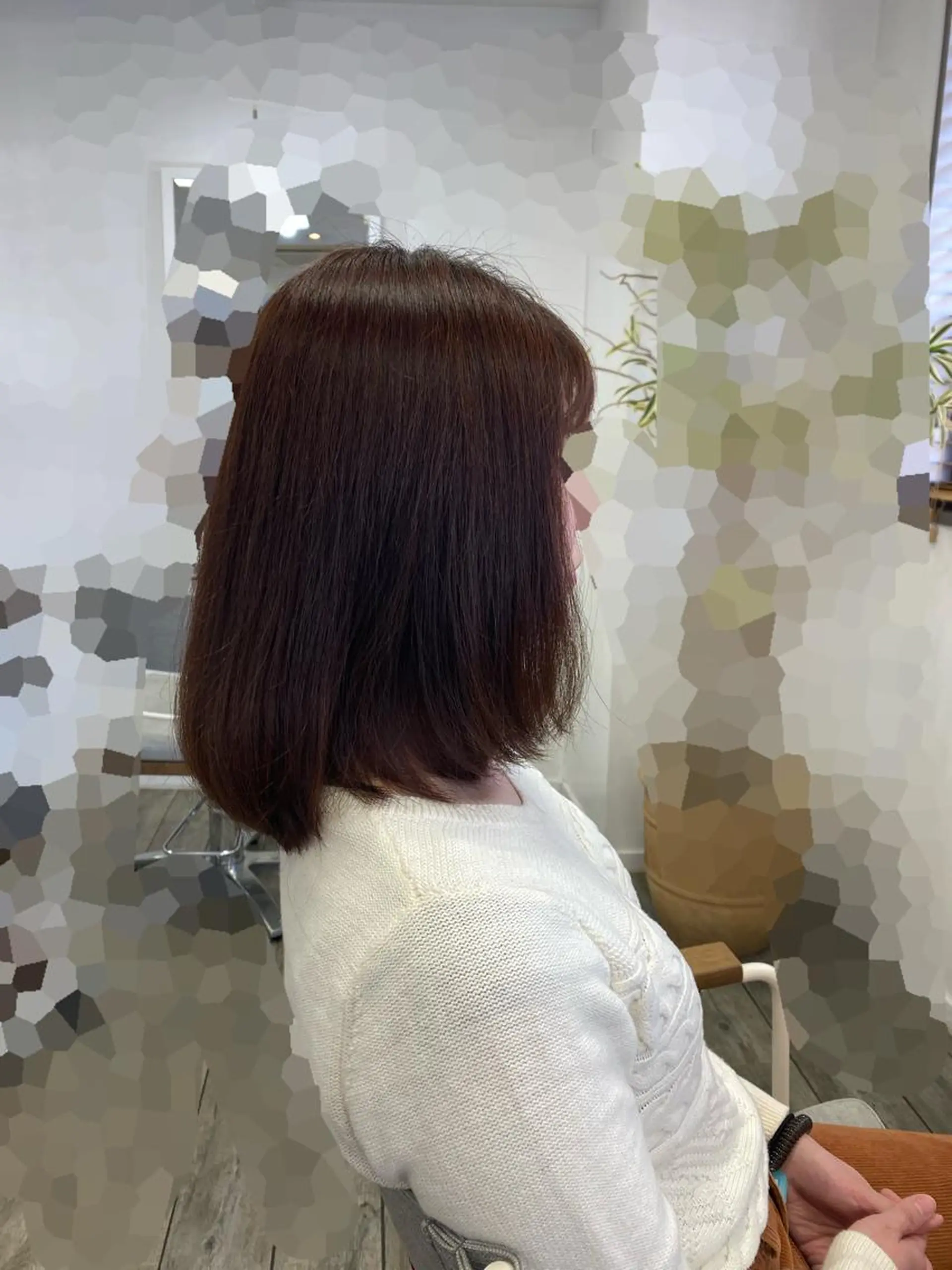 ミディアム カラー ブラウンカラー ピンクカラー ピンクブラウン Aloa登戸所属・武田 学のヘアスタイル