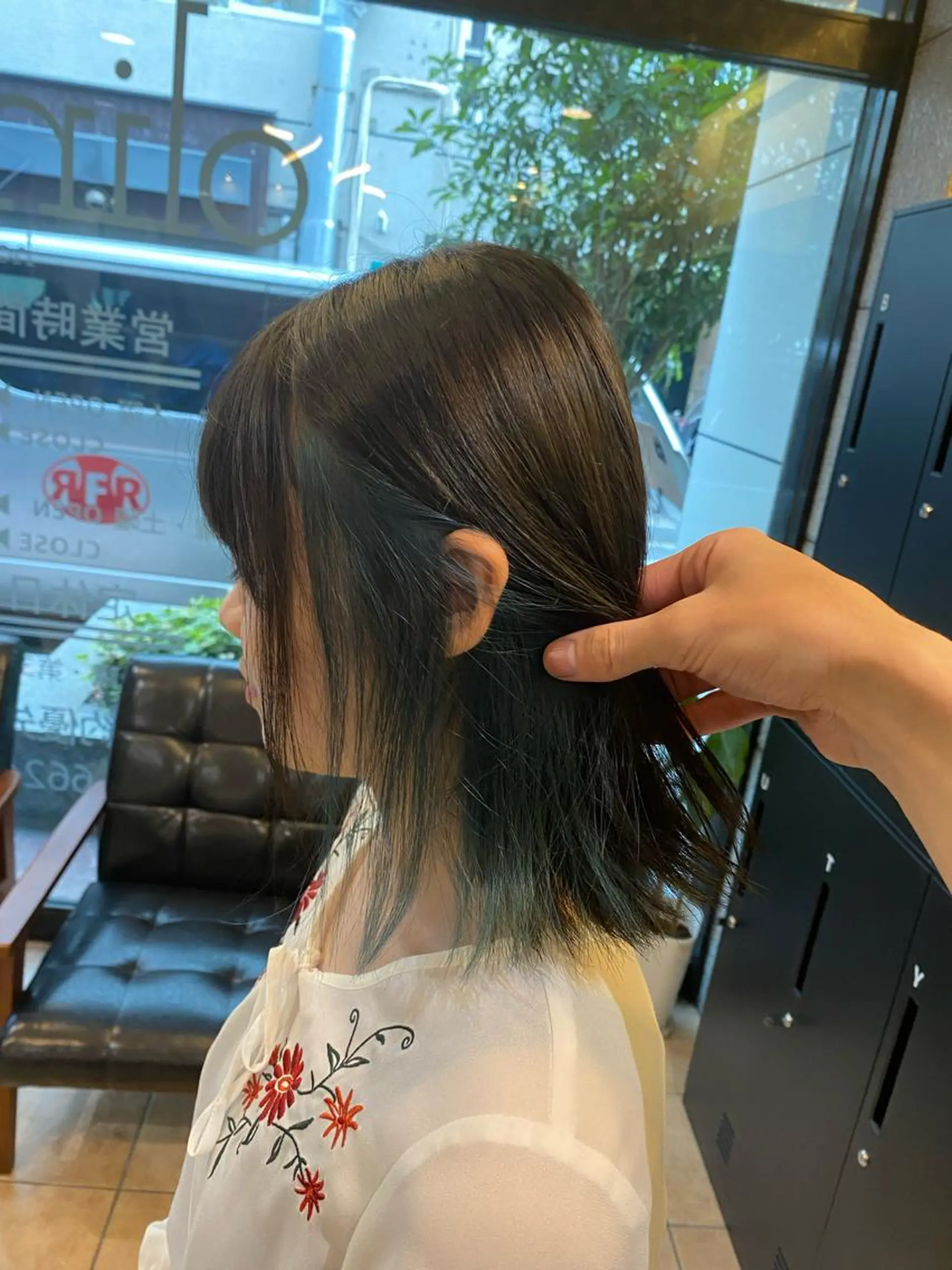 ミディアム カラー ヘアカラー 西田辺/ タカスナオヤのヘアスタイル