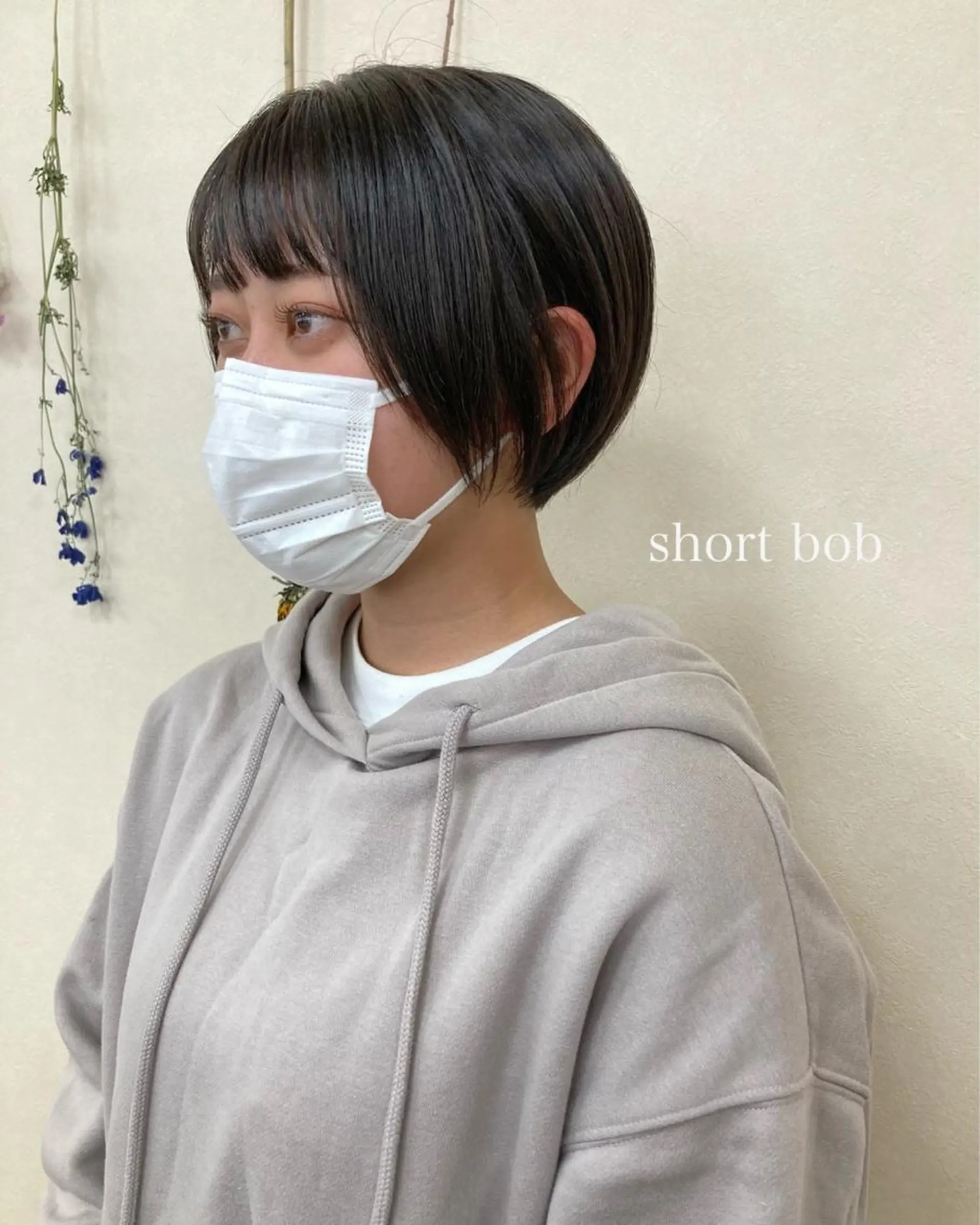 ショート 切りっぱなしボブ ショートボブ ハンサムショート ボブ ショートヘア カット トリートメント 初めてのショート お任せください✂️のヘアスタイル